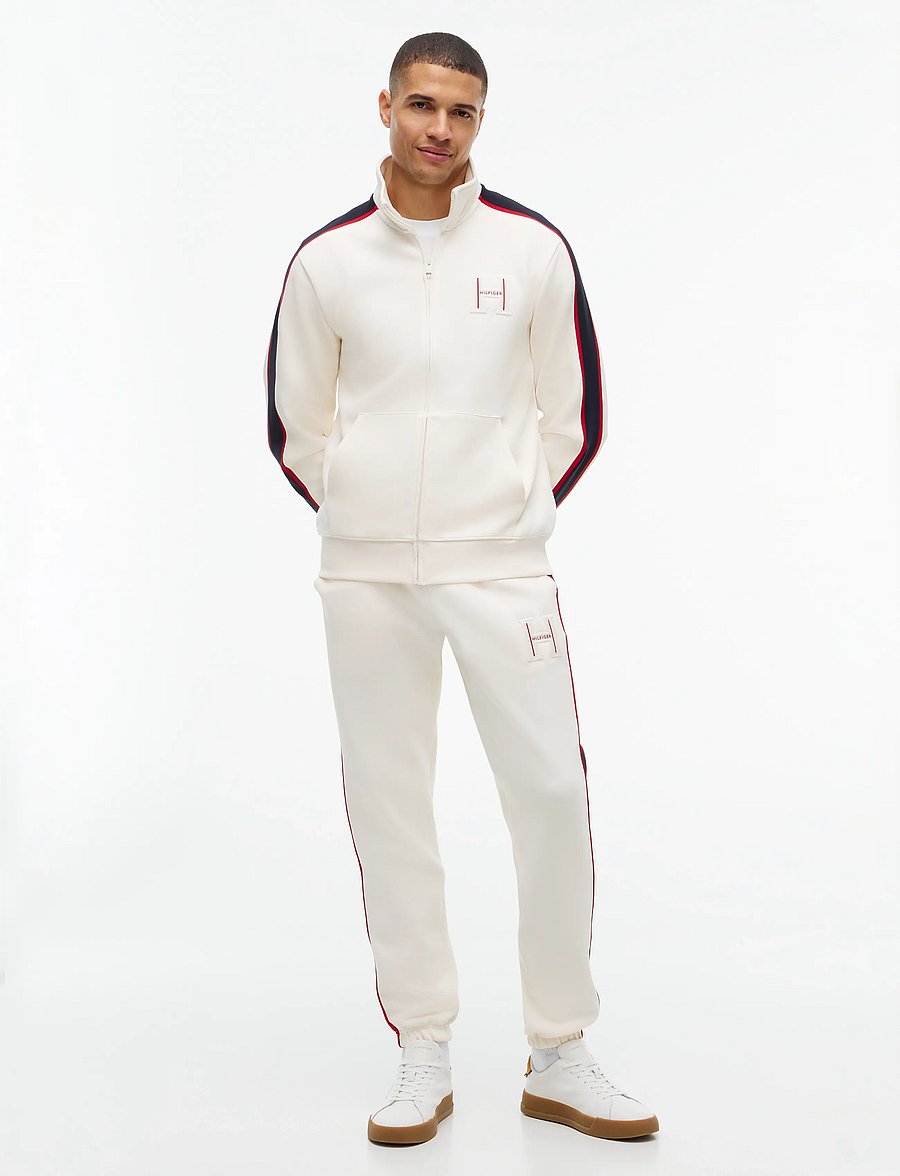 Tommy Hilfiger - RWB PIQUE H BAGDE REG ZT - varsity-jacken - ivory petal - 4