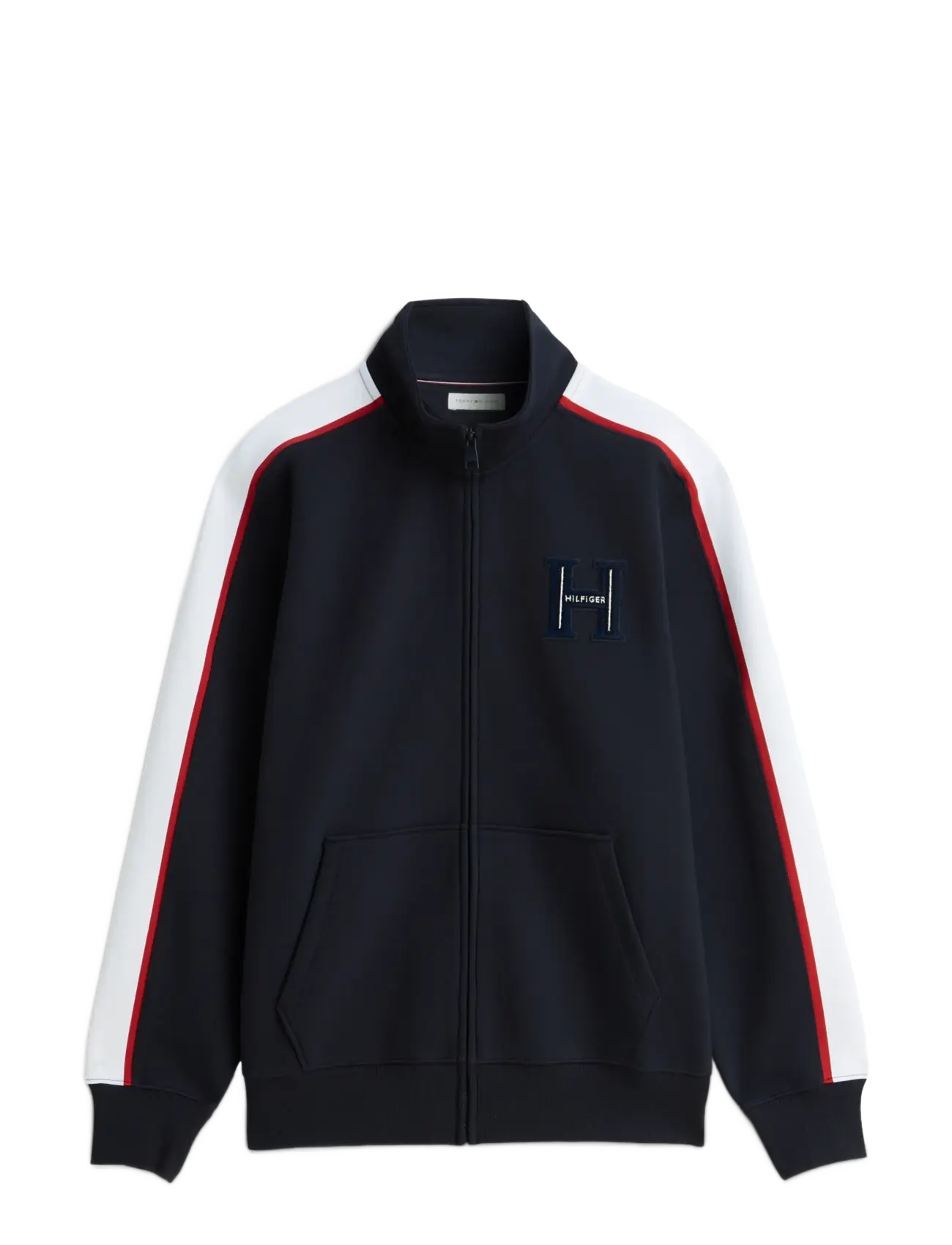 Tommy Hilfiger - RWB PIQUE H BAGDE REG ZT - navy blue - 1