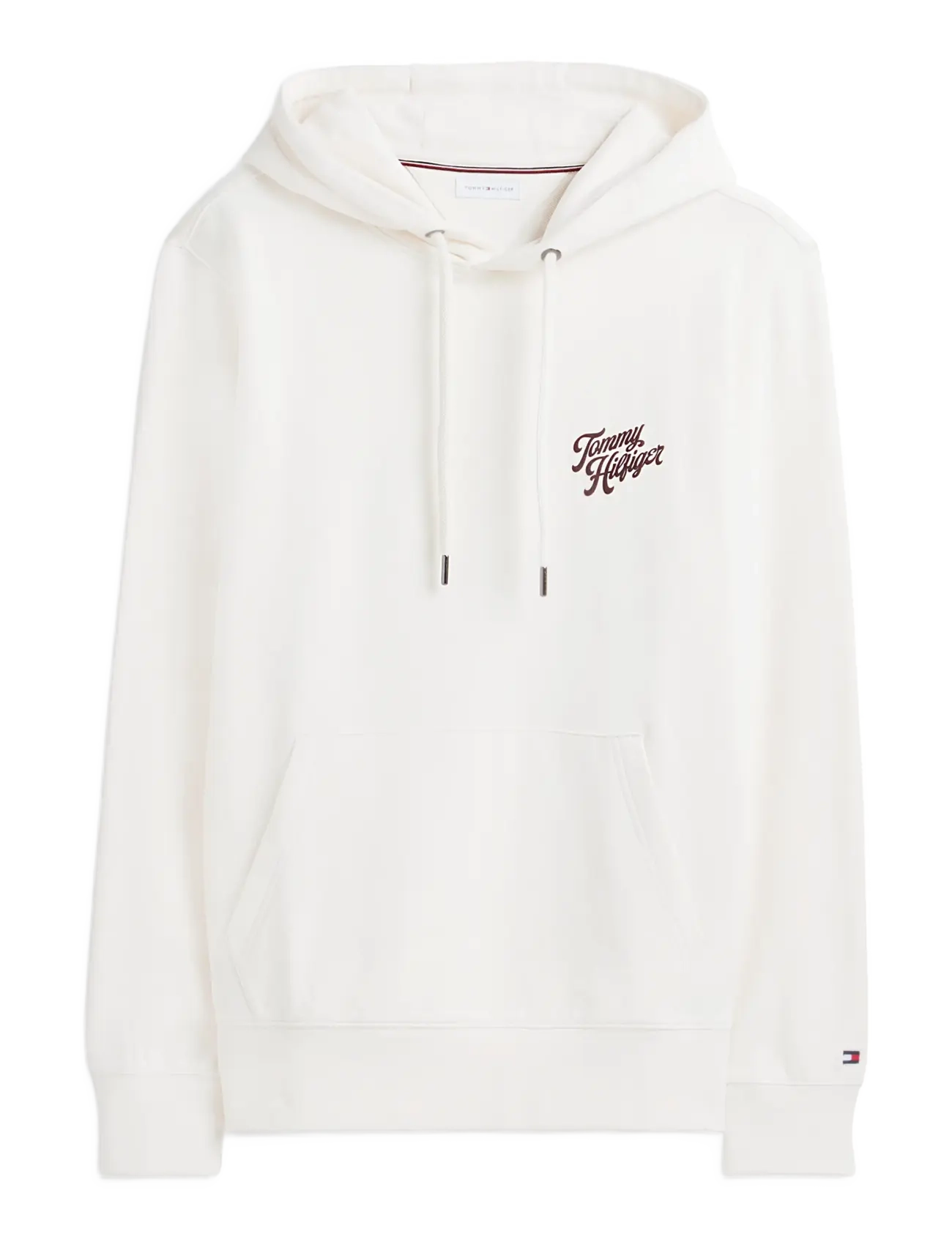 Tommy Hilfiger - IC GRAPHIC BACK REG TERRY HOODIE - hoodies - ivory petal - 1