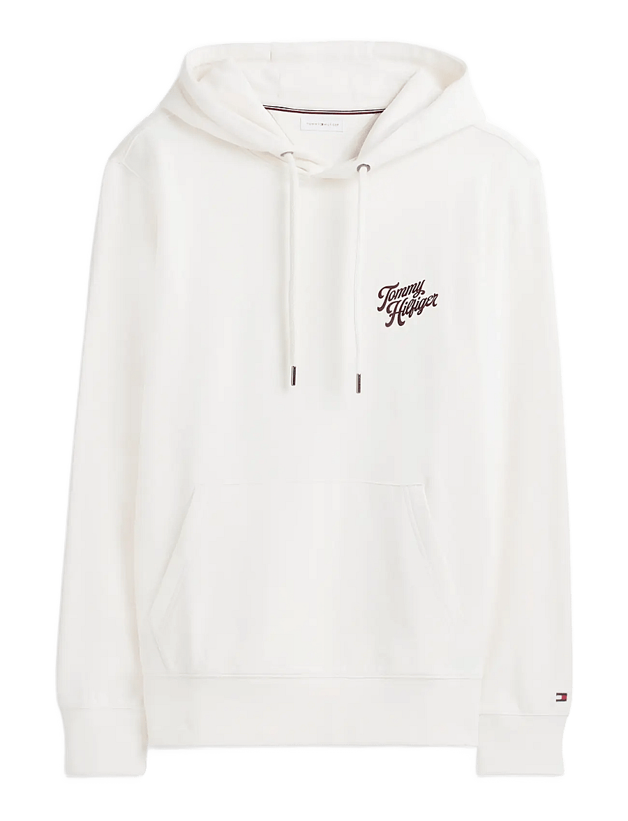 Tommy Hilfiger - IC GRAPHIC BACK REG TERRY HOODIE - kapuzenpullover - ivory petal - 1