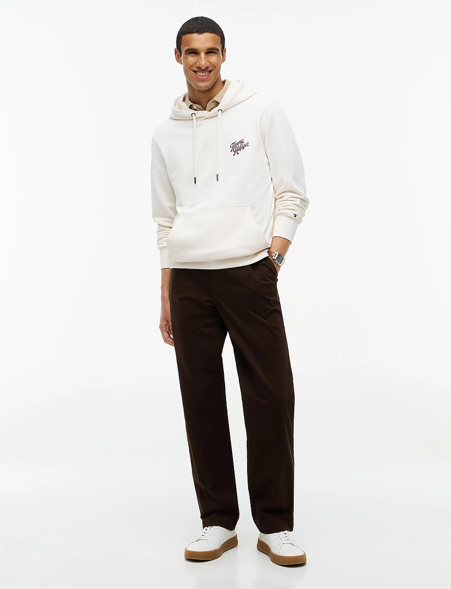 Tommy Hilfiger - IC GRAPHIC BACK REG TERRY HOODIE - kapuzenpullover - ivory petal - 4