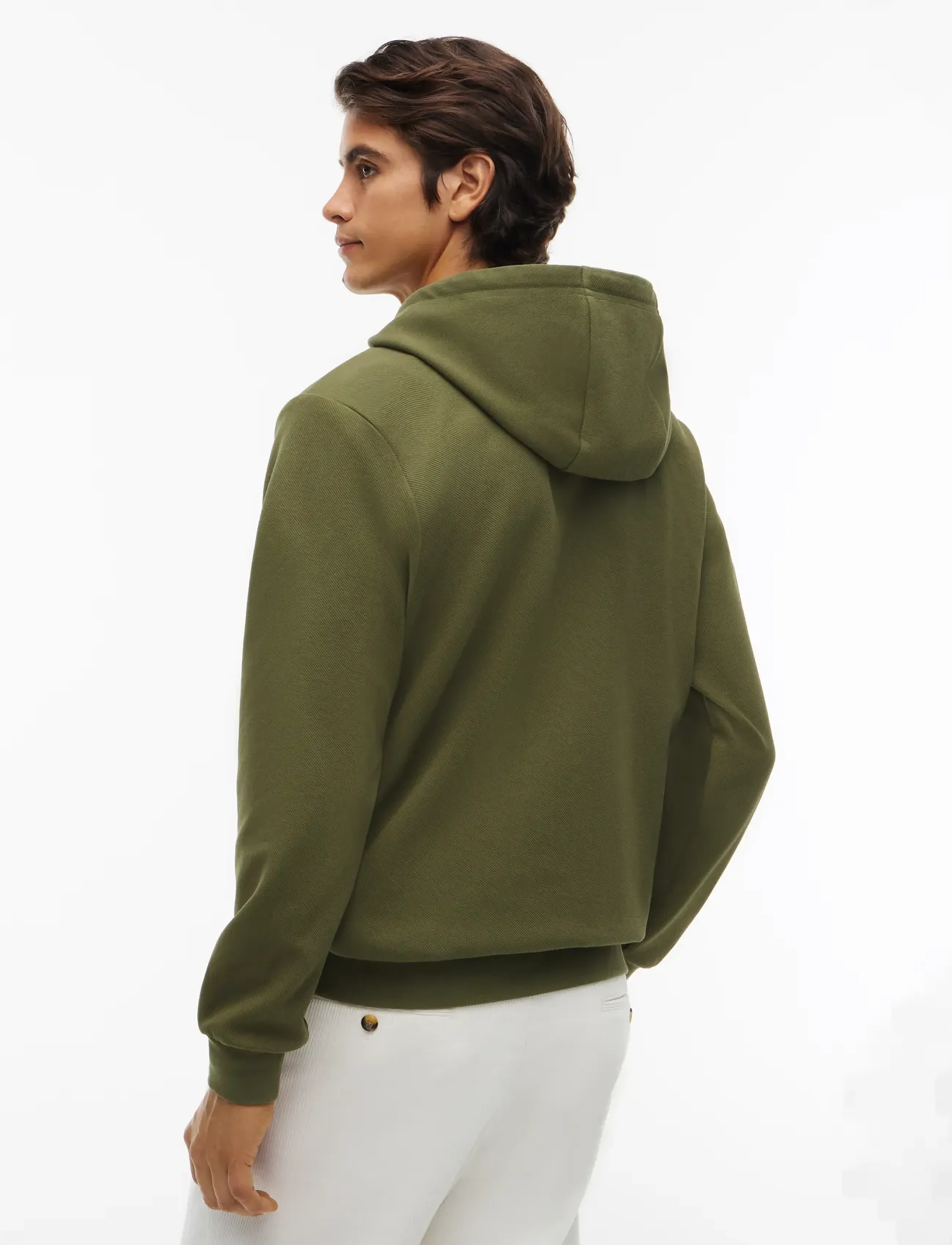 Tommy Hilfiger - MIX MEDIA TWILL REG HOODIE - hoodies - huntsman green - 2
