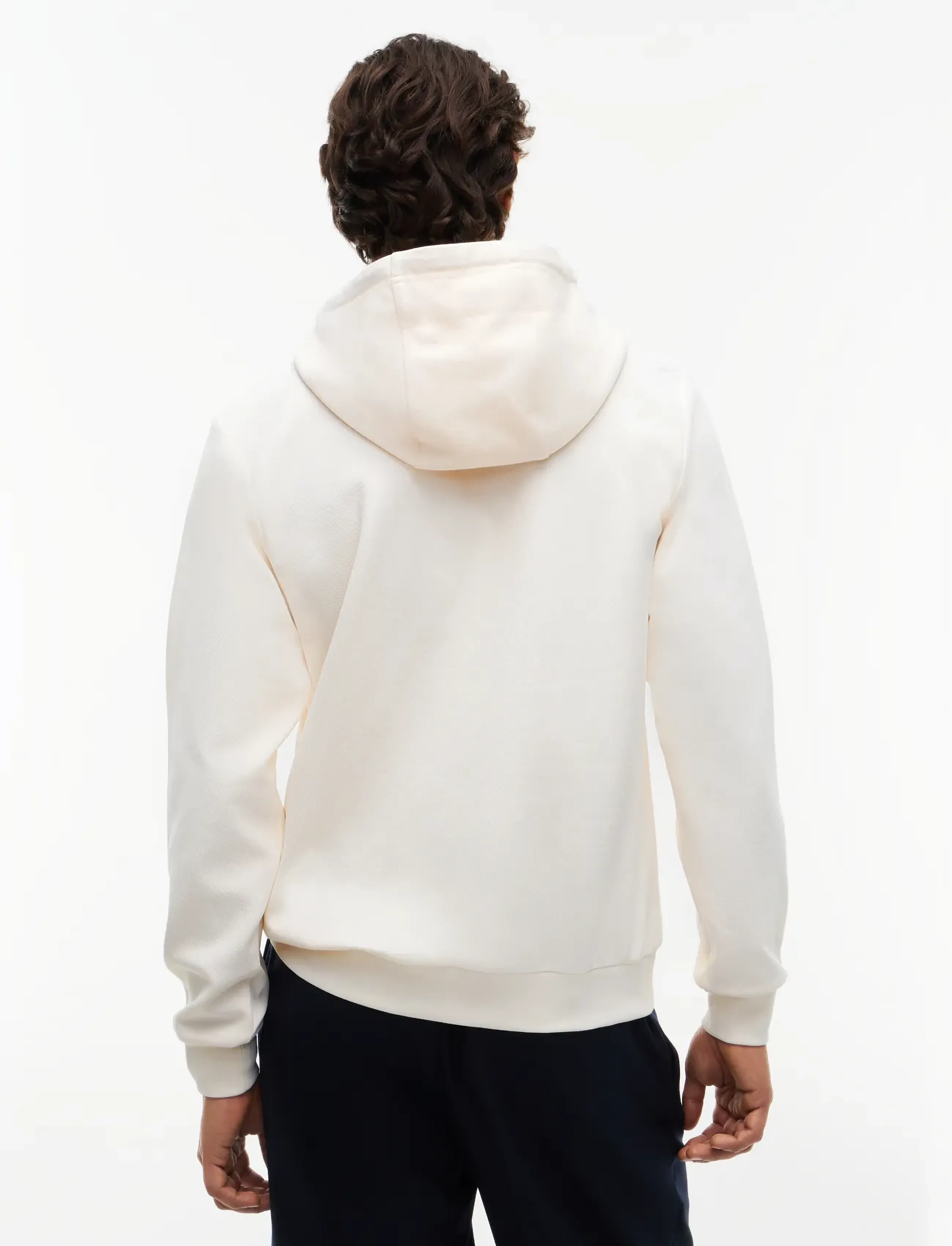 Tommy Hilfiger - MIX MEDIA TWILL REG HOODIE - hoodies - ivory petal - 2