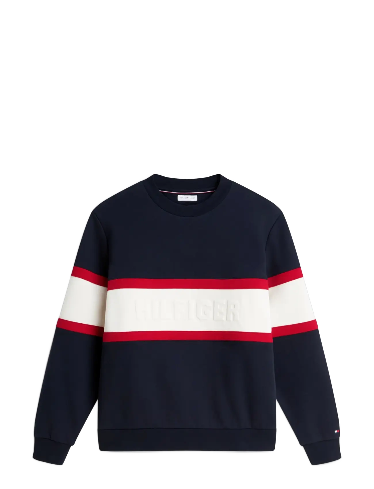 Tommy Hilfiger - COLOR BLOCK INTECHNO SWEATSHIRT - sweatshirts - navy blue - 1