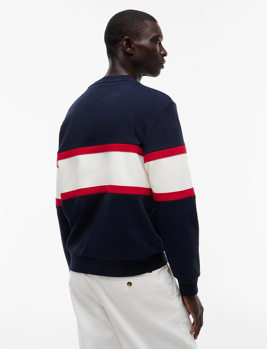 Tommy Hilfiger - COLOR BLOCK INTECHNO SWEATSHIRT - sweatshirts - navy blue - 2