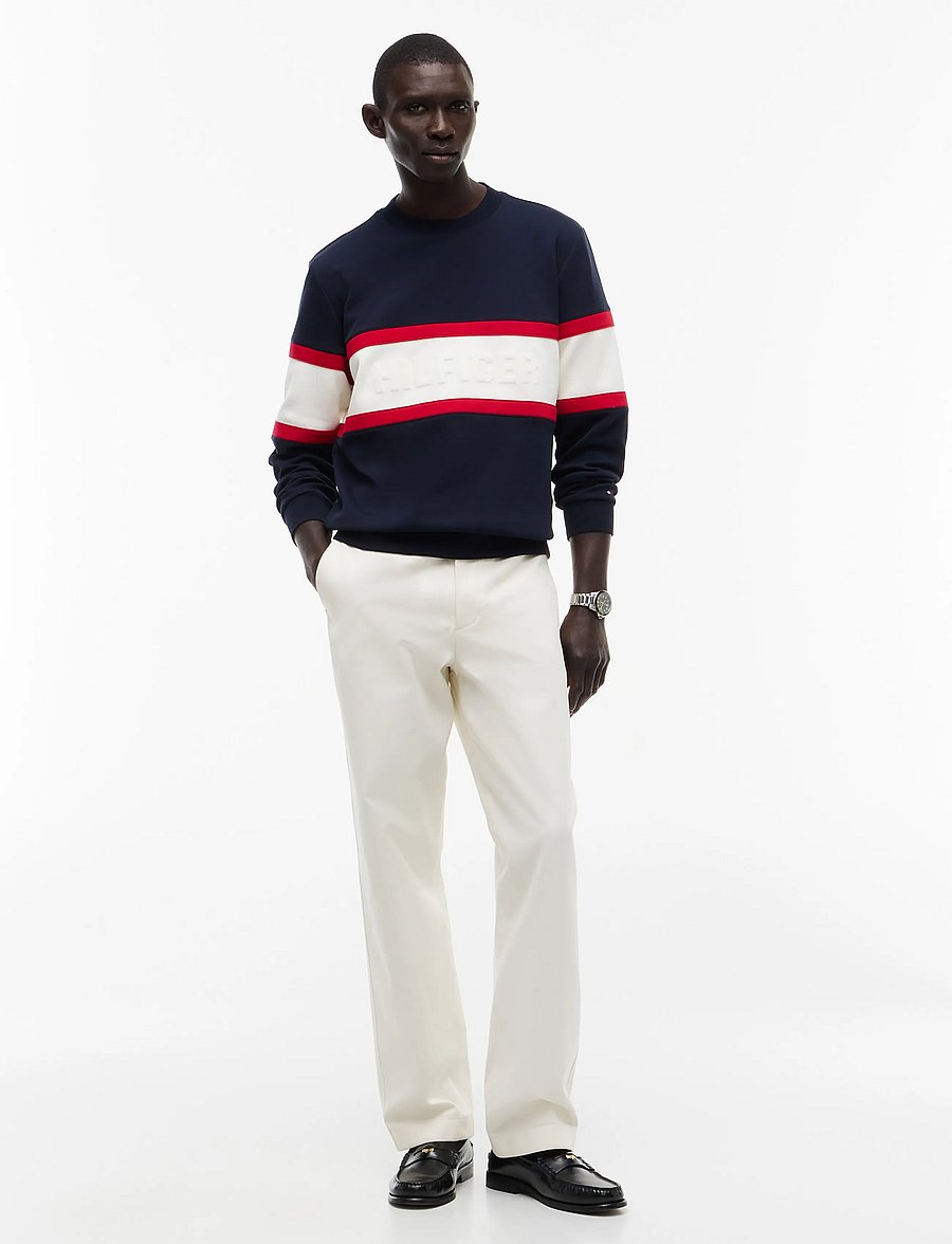 Tommy Hilfiger - COLOR BLOCK INTECHNO SWEATSHIRT - sweatshirts - navy blue - 4
