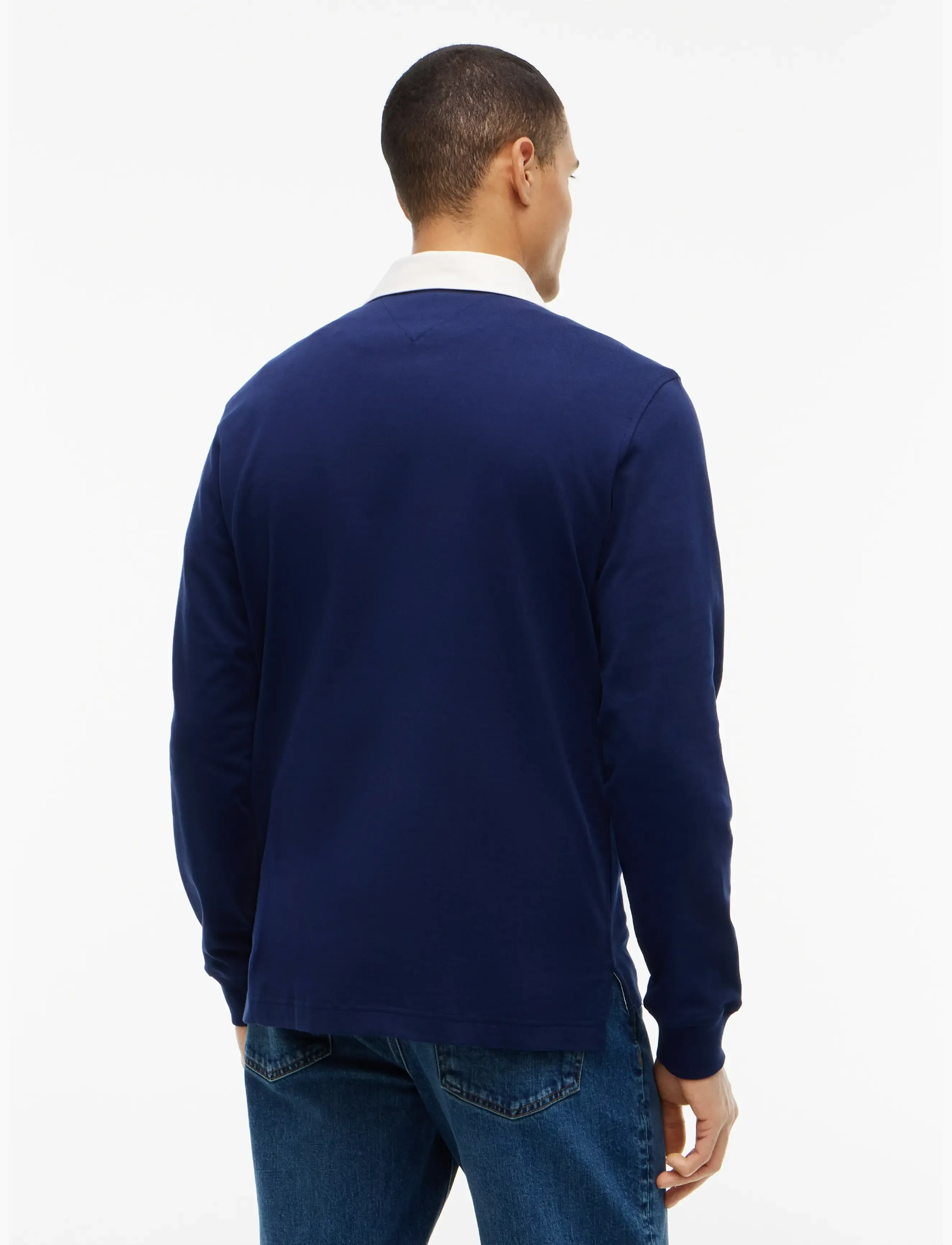 TOMMY HILFIGER Essential Solid Rugby sweatshirts herr – bild 2