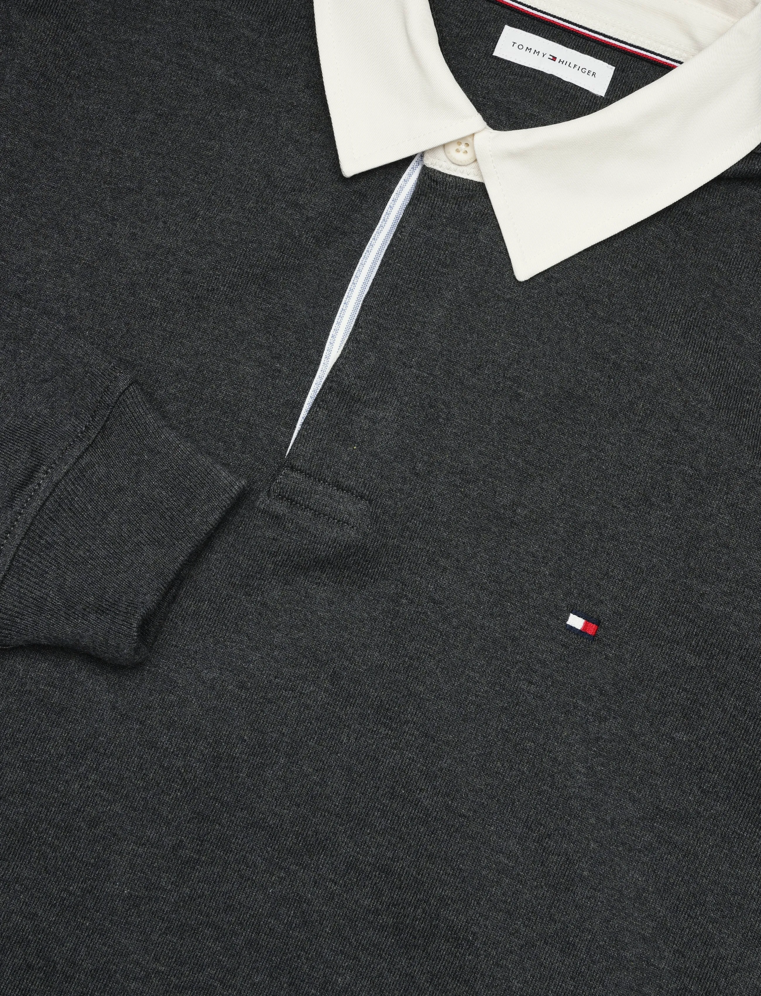 Tommy Hilfiger - ESSENTIAL SOLID RUGBY - sweatshirts - dark grey heather - 2
