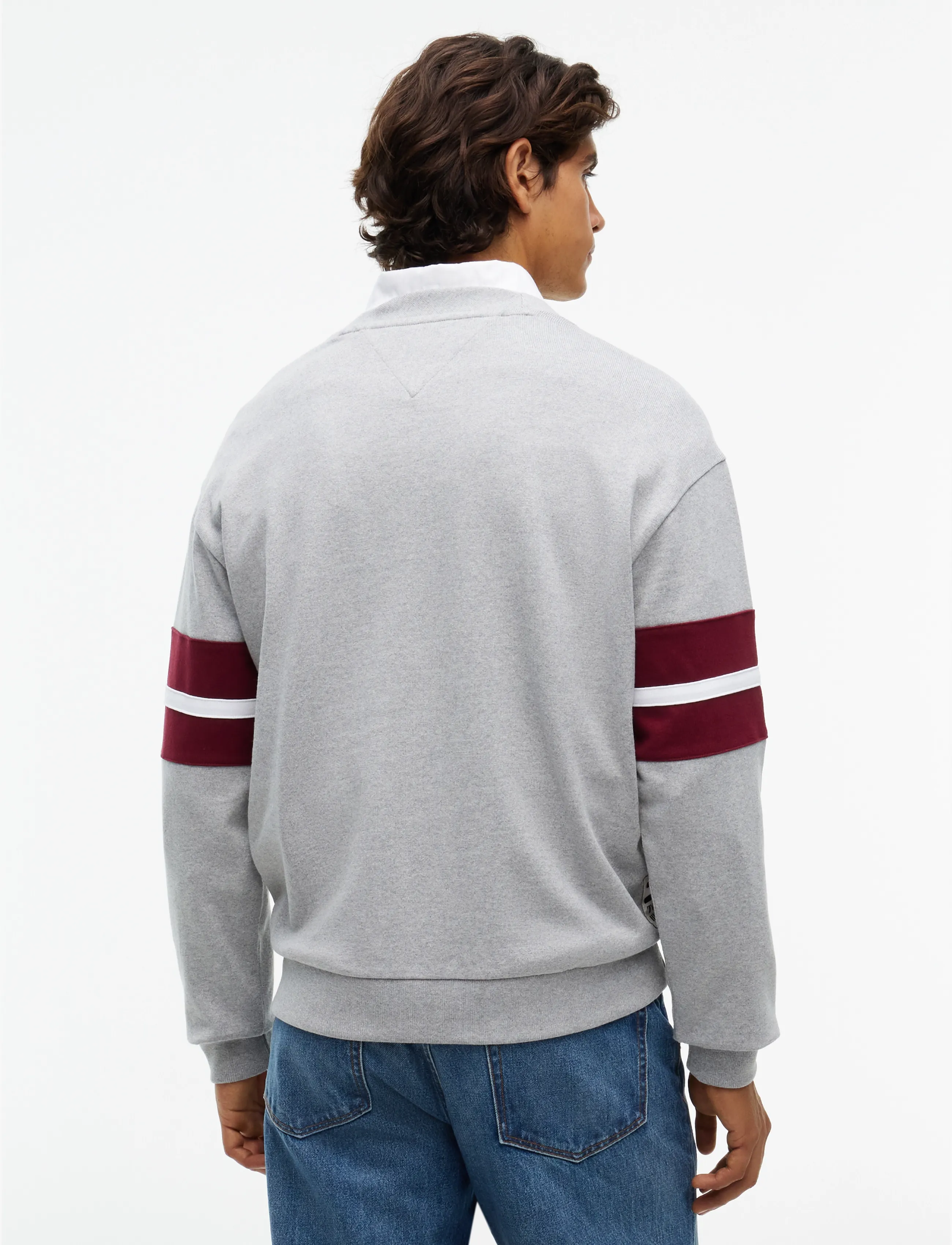 Tommy Hilfiger - VARSITY CARDIGAN - koftor - light grey heather - 2