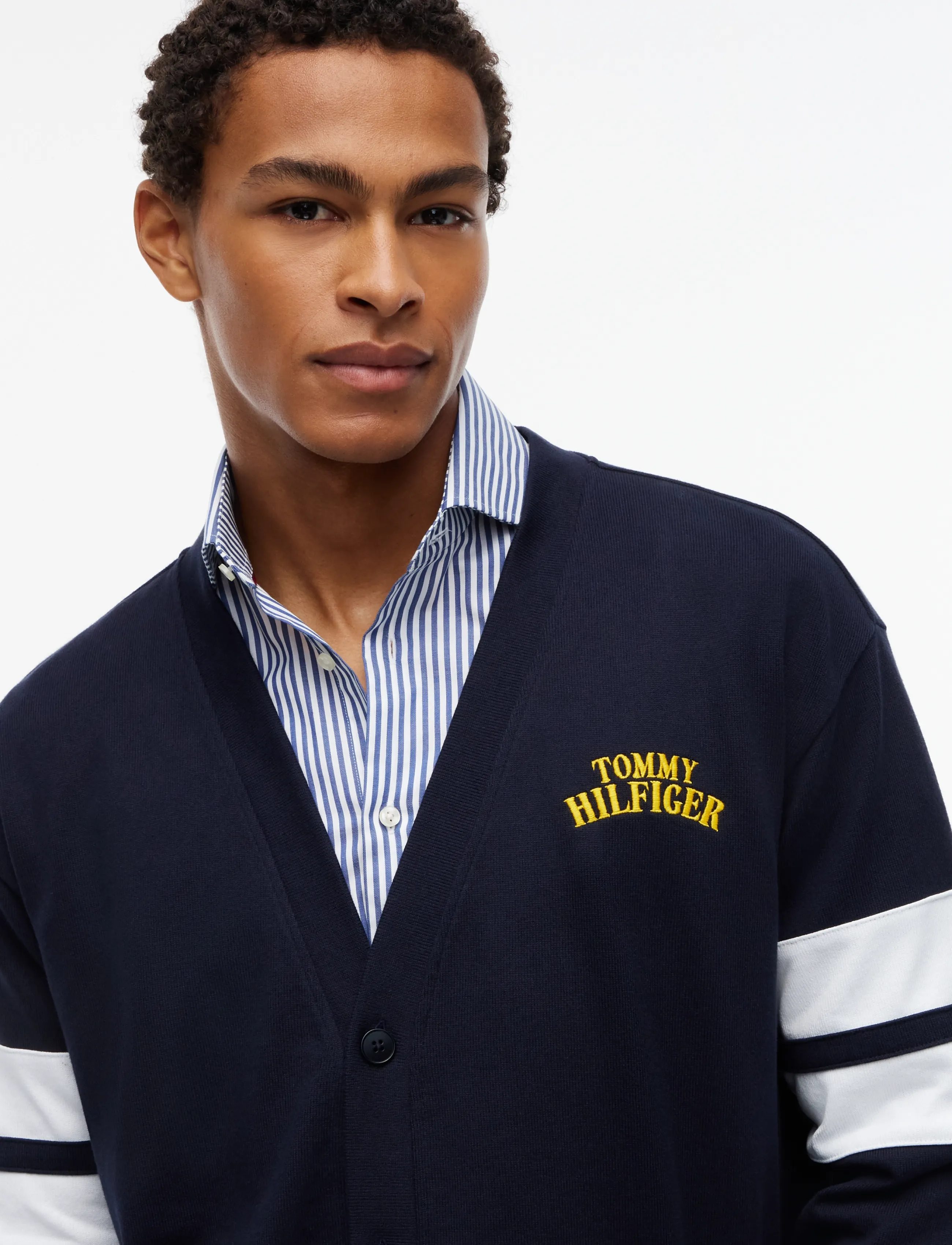 Tommy Hilfiger - VARSITY CARDIGAN - kardiganid - navy blue - 3