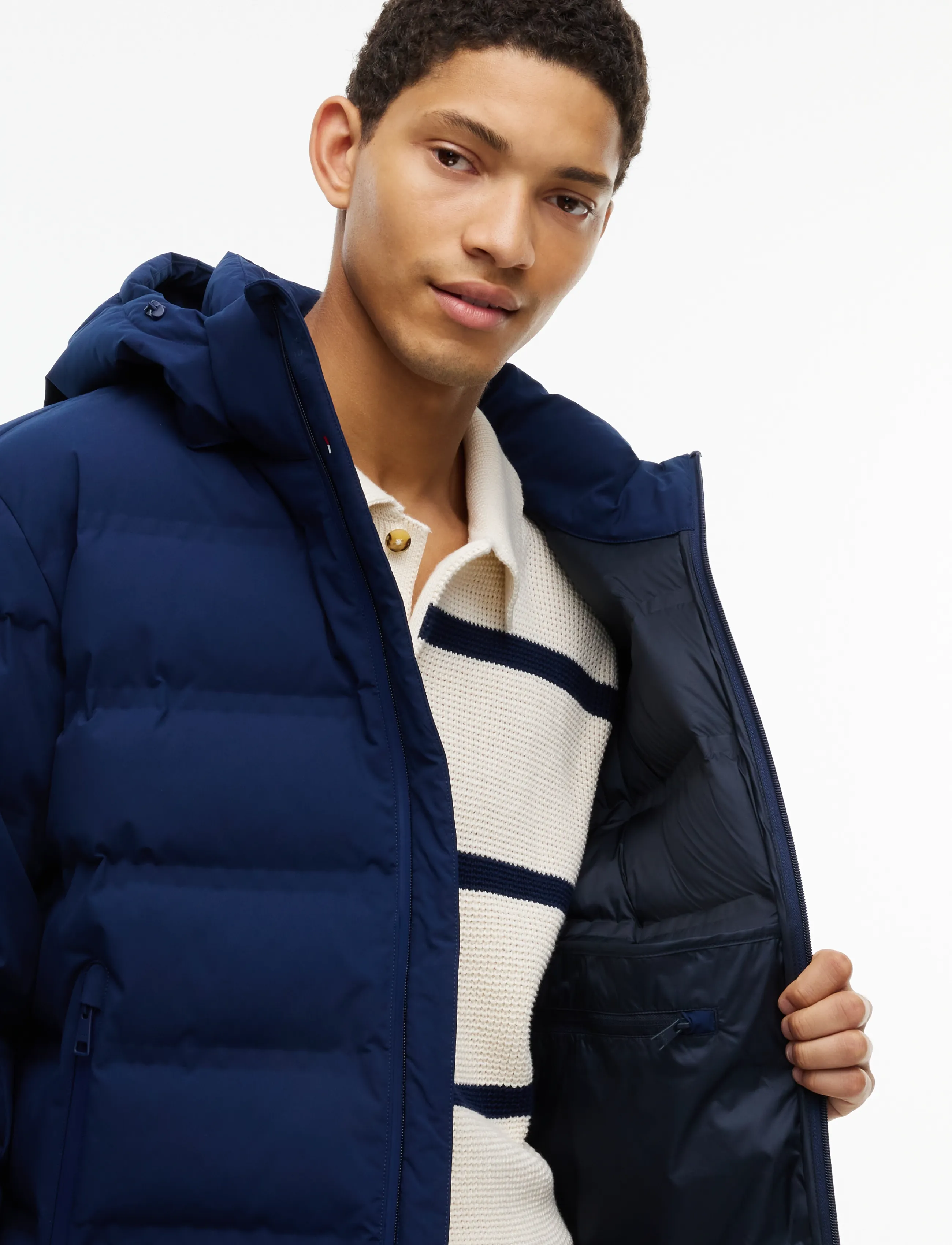 TOMMY HILFIGER Tech Heat Sealed Jacket dunjackor herr – bild 5