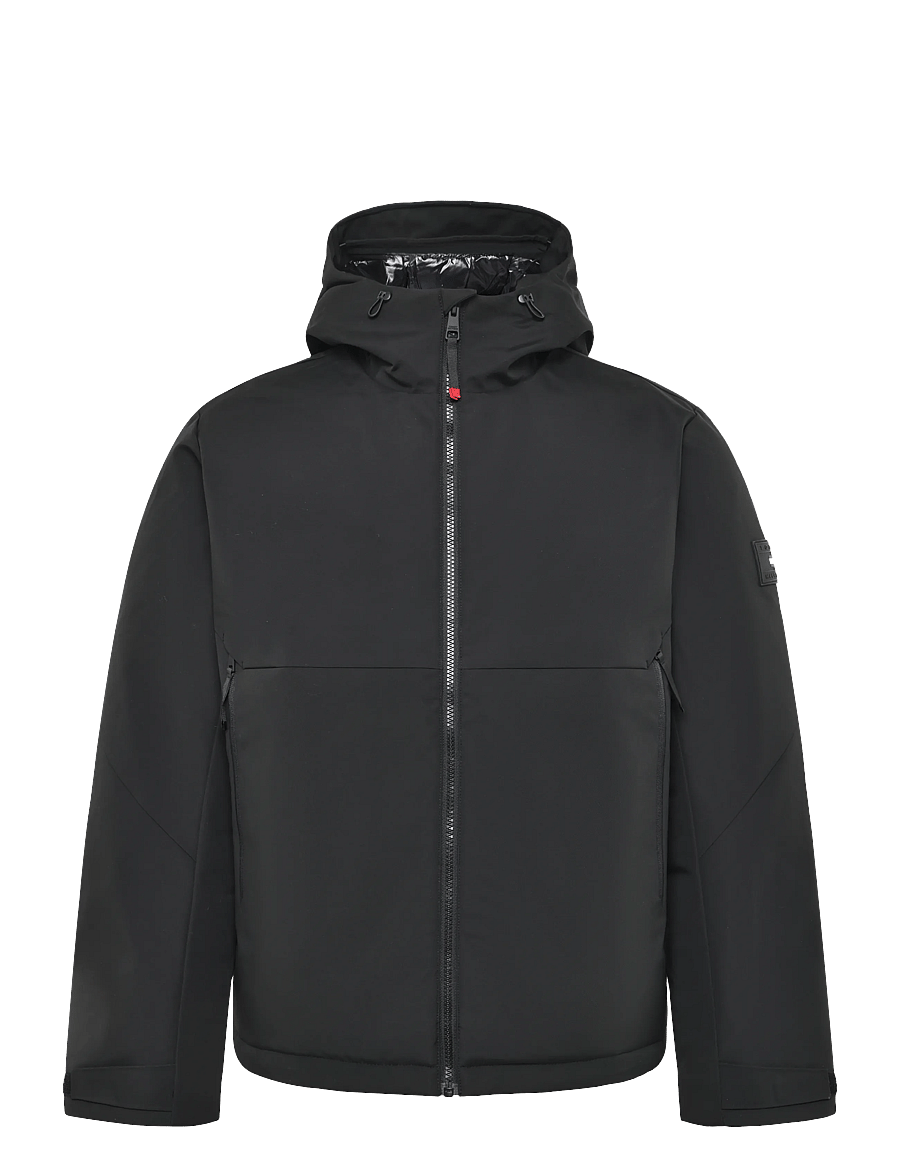 Tommy Hilfiger - TECH HOODED PADDED JACKET - gefütterte jacken - black - 1