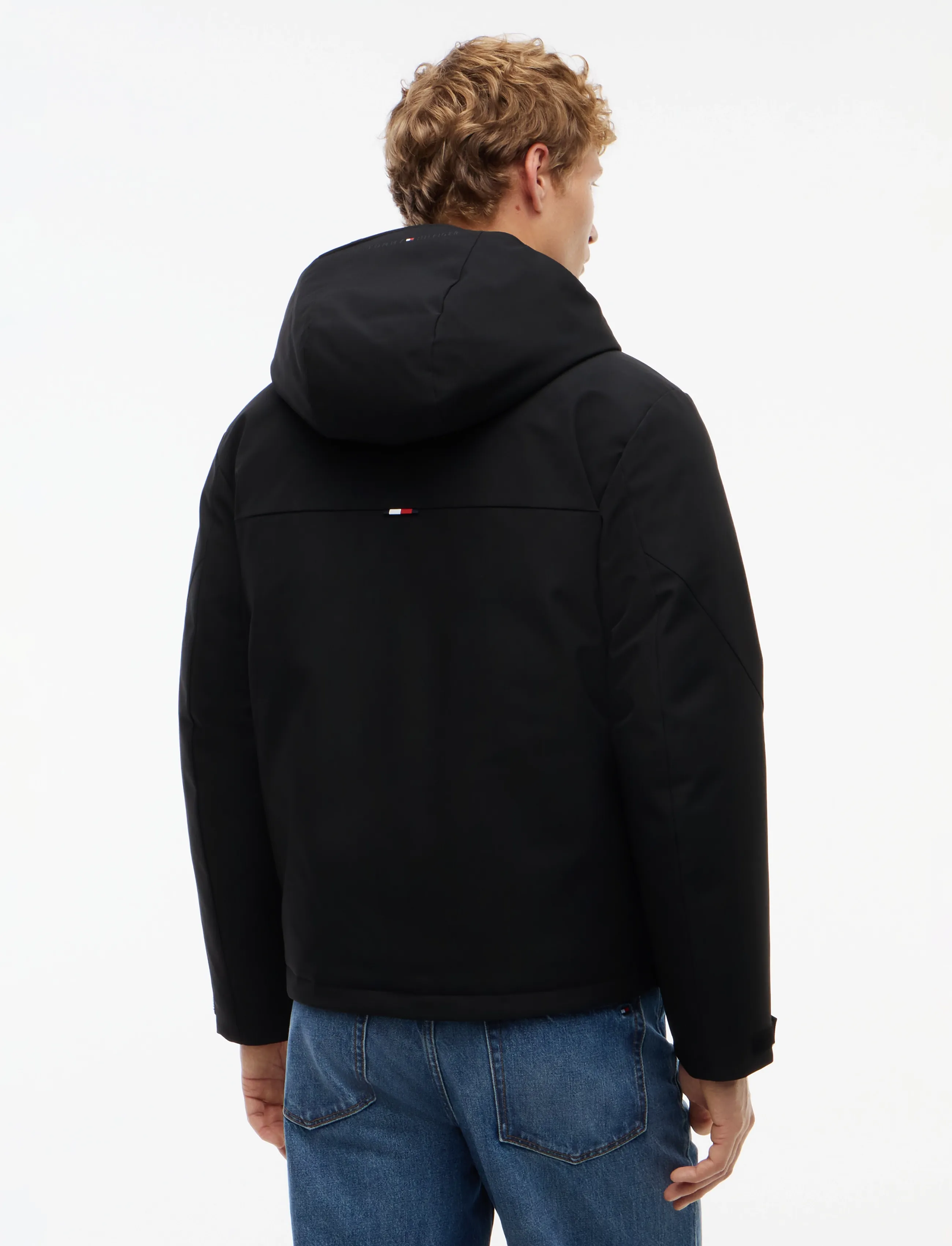 Tommy Hilfiger - TECH HOODED PADDED JACKET - padded jackets - black - 2