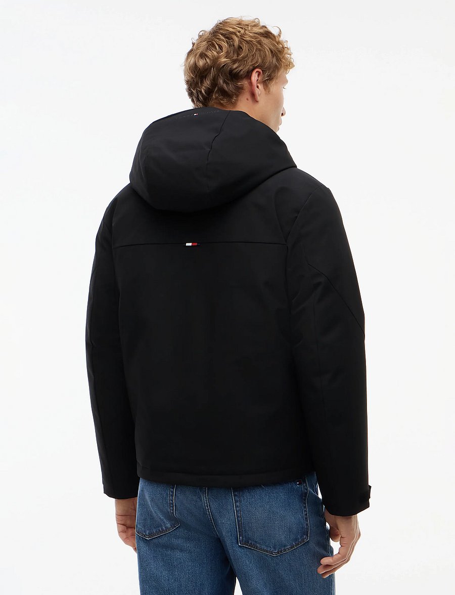 Tommy Hilfiger - TECH HOODED PADDED JACKET - padded jackets - black - 2