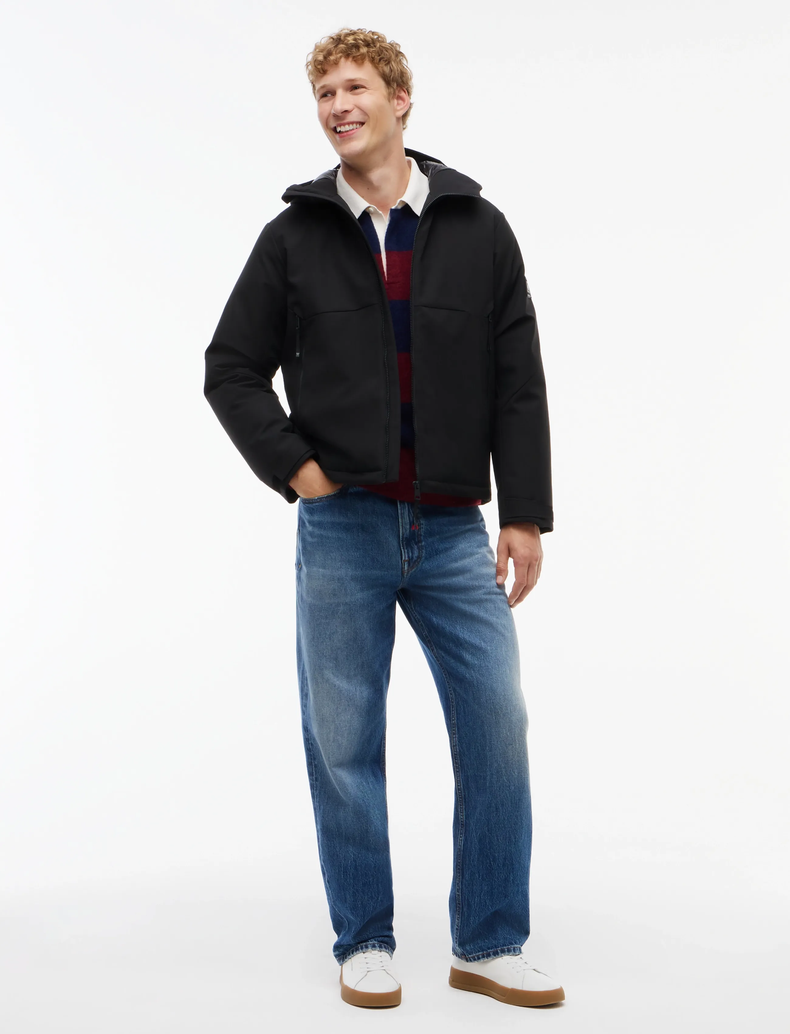 Tommy Hilfiger - TECH HOODED PADDED JACKET - padded jackets - black - 4