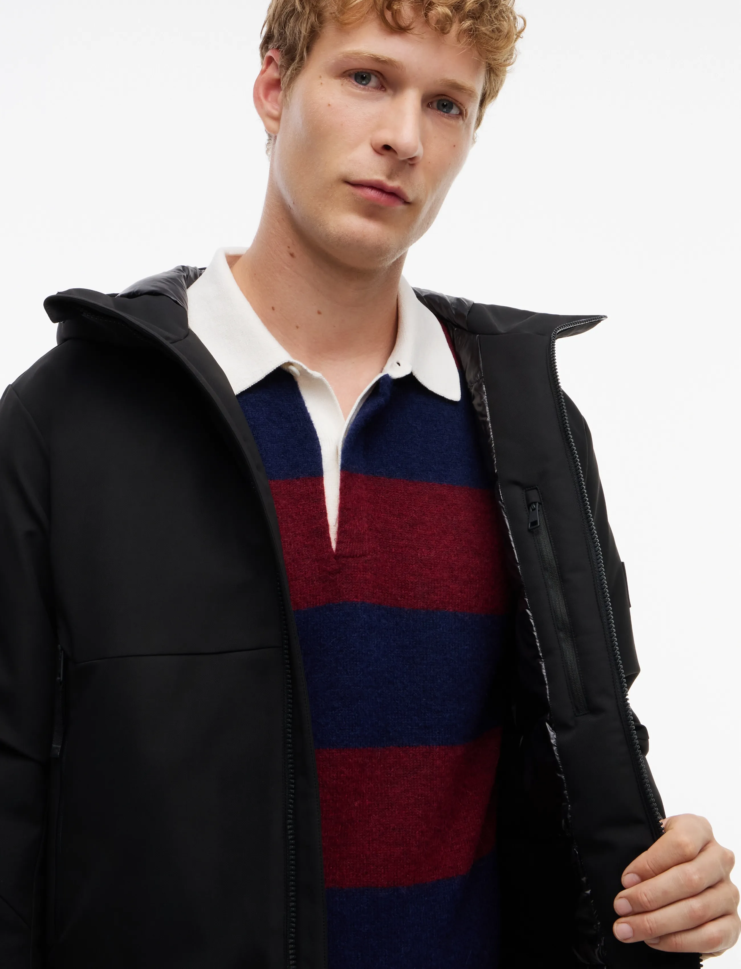 Tommy Hilfiger - TECH HOODED PADDED JACKET - padded jackets - black - 5