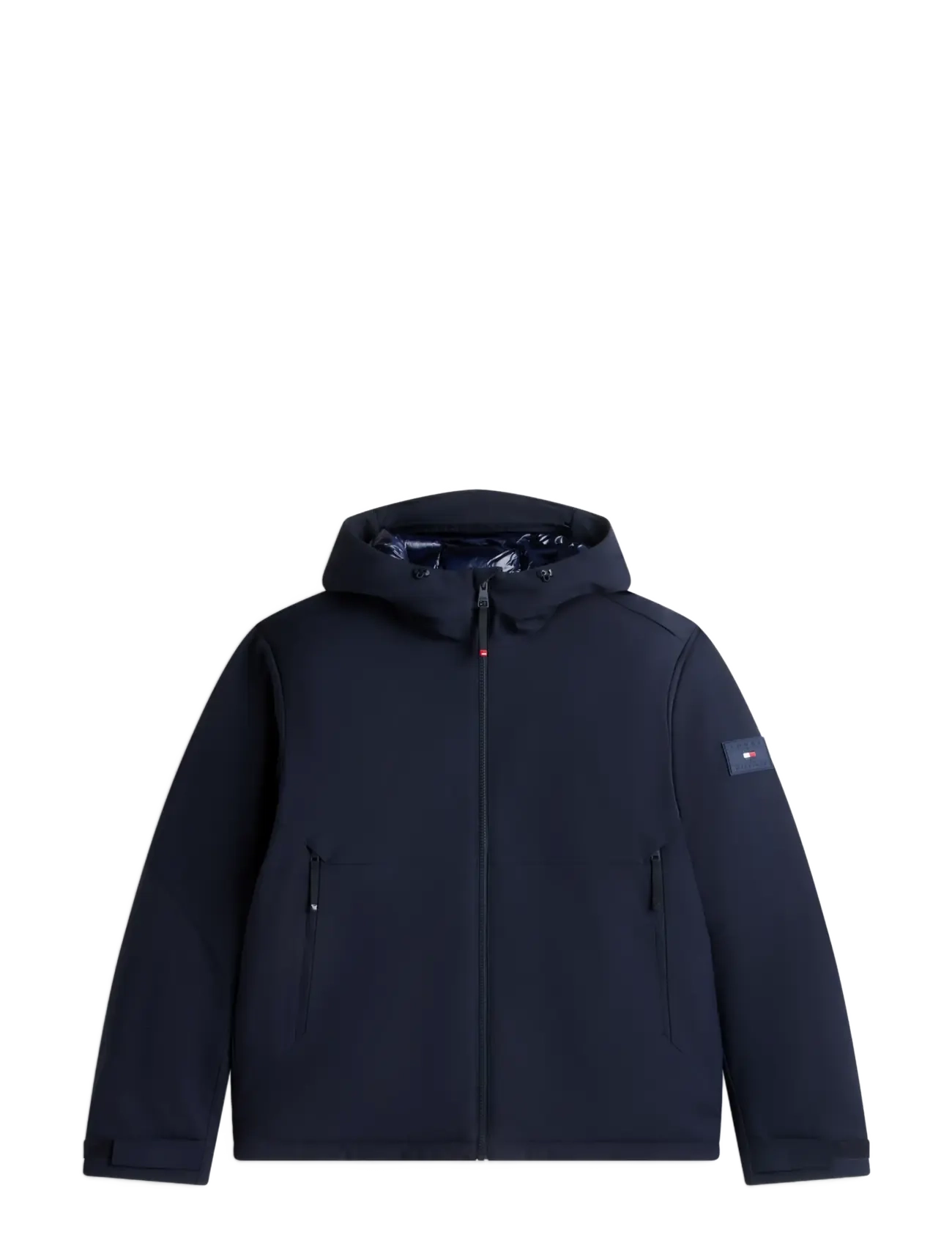 Tommy Hilfiger - TECH HOODED PADDED JACKET - forede jakker - navy blue - 1