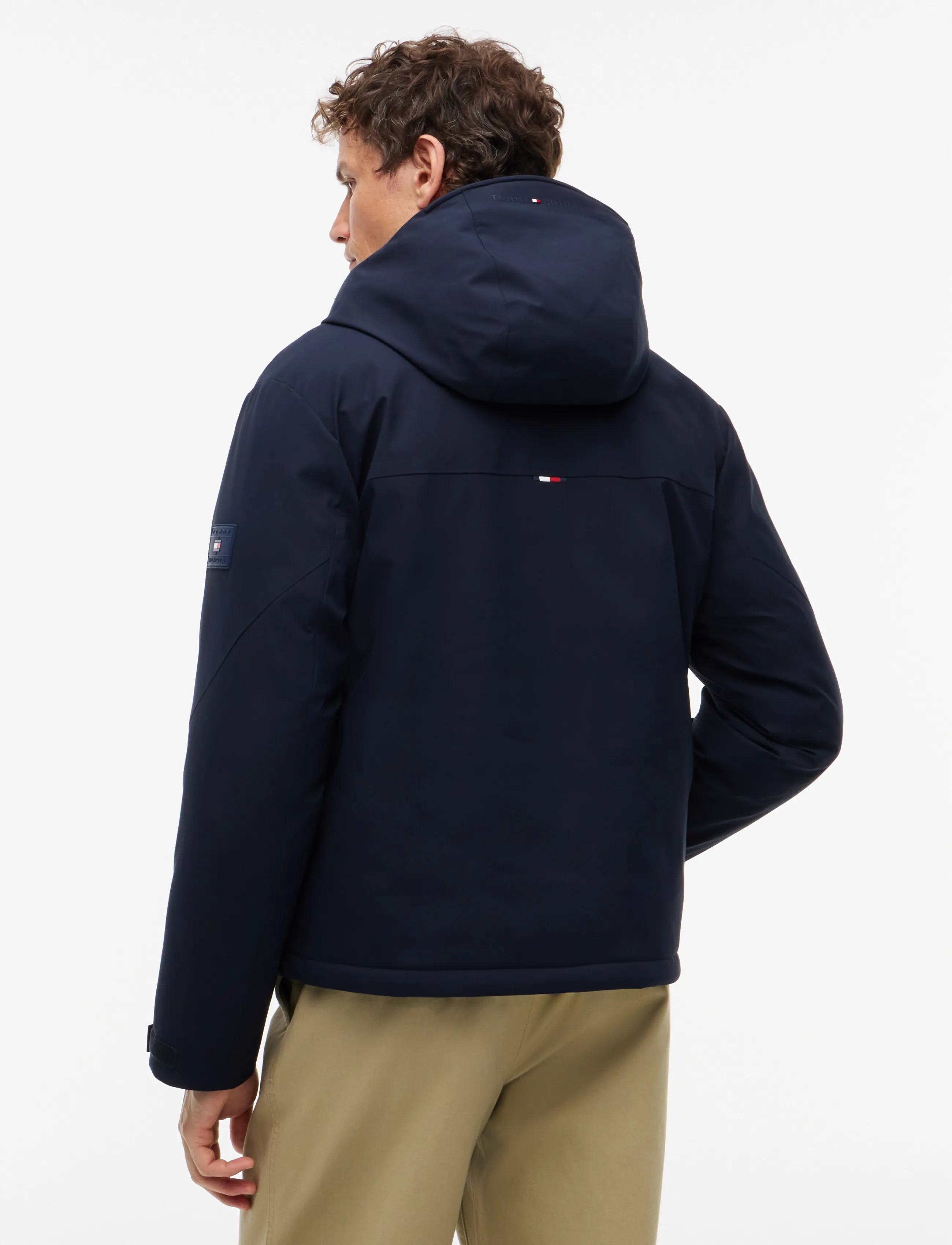 Tommy Hilfiger - TECH HOODED PADDED JACKET - forede jakker - navy blue - 2