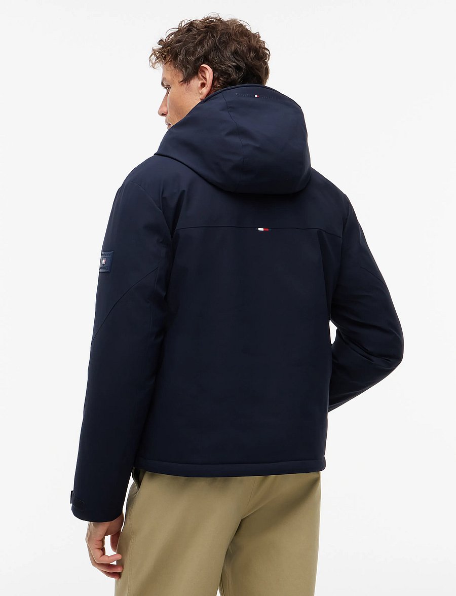Tommy Hilfiger - TECH HOODED PADDED JACKET - forede jakker - navy blue - 2