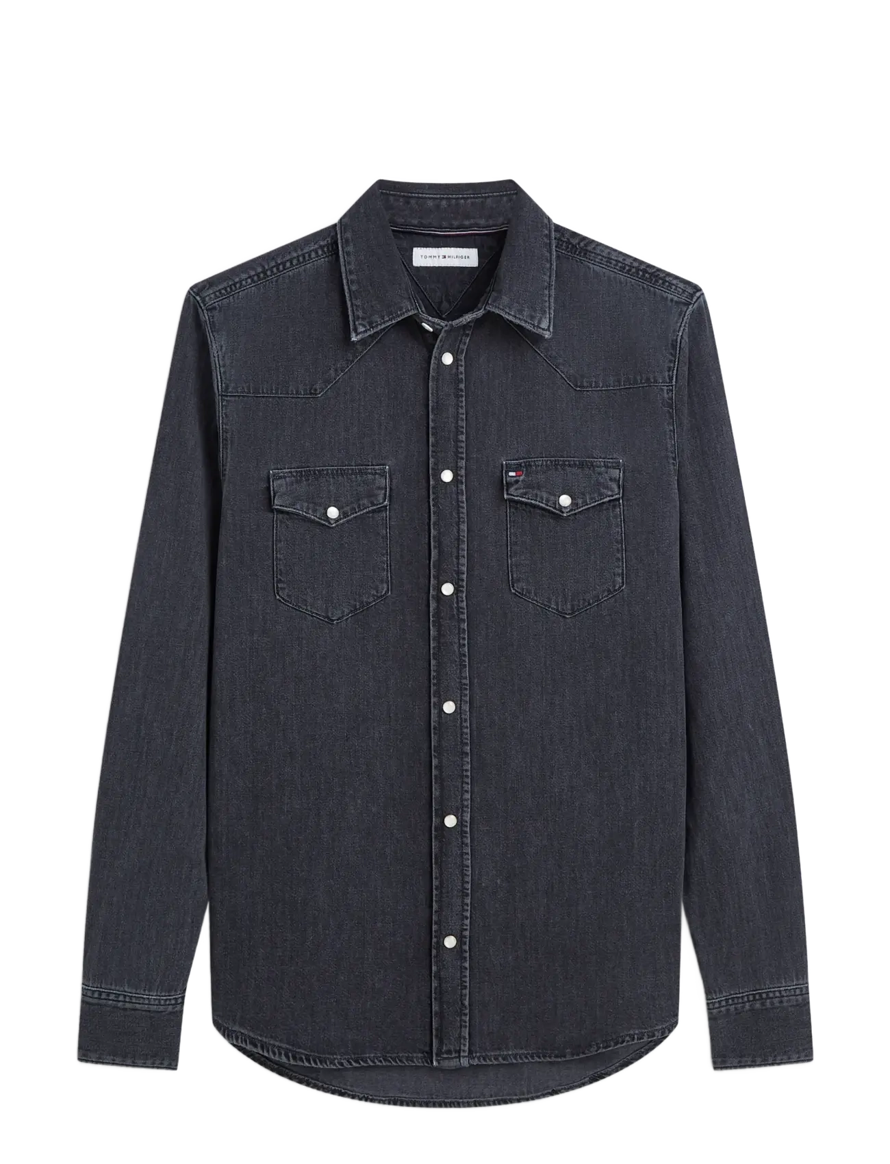 Tommy Hilfiger - WESTERN DENIM SHIRT MICK DK GREY - denimskjorter - mick dark grey - 1