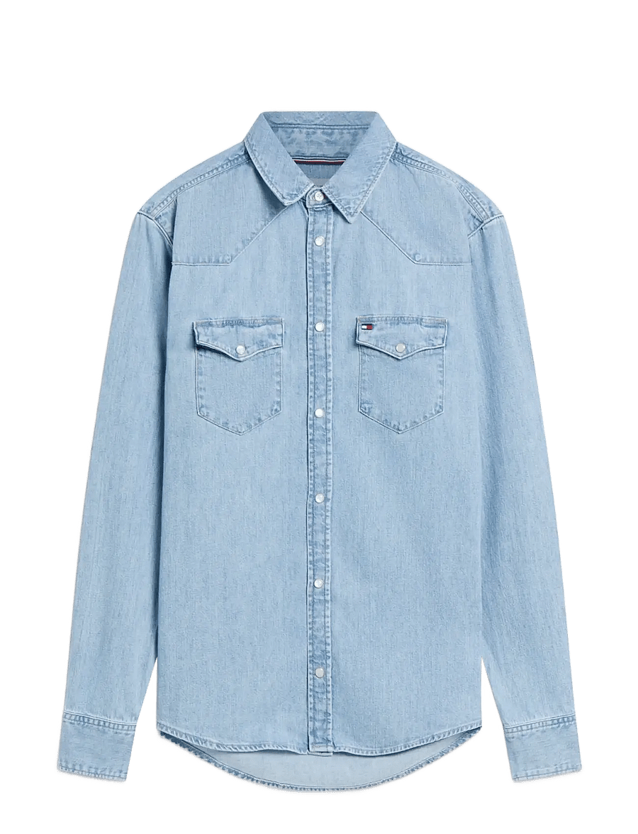 Tommy Hilfiger - WESTERN DENIM SHIRT CLOUDY BLUE - cloudy bue - 1
