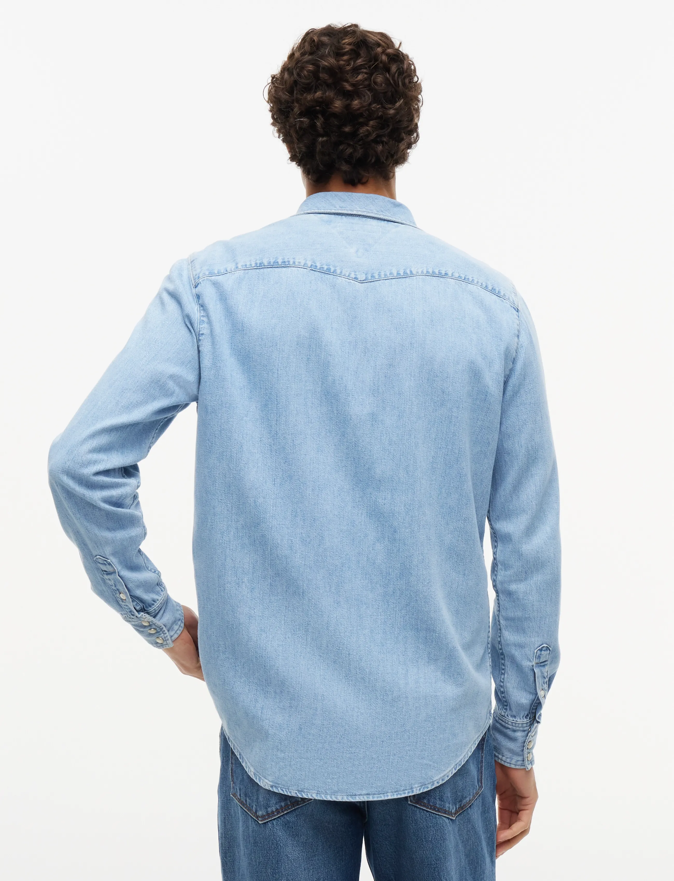 Tommy Hilfiger - WESTERN DENIM SHIRT CLOUDY BLUE - cloudy bue - 2