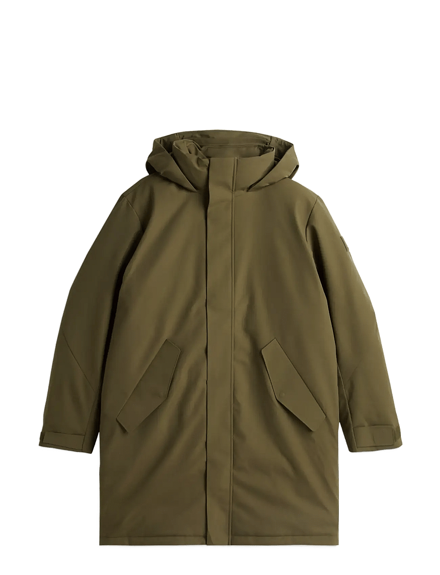 Tommy Hilfiger - TECH HOODED PADDED PARKA - parkas - huntsman green - 1