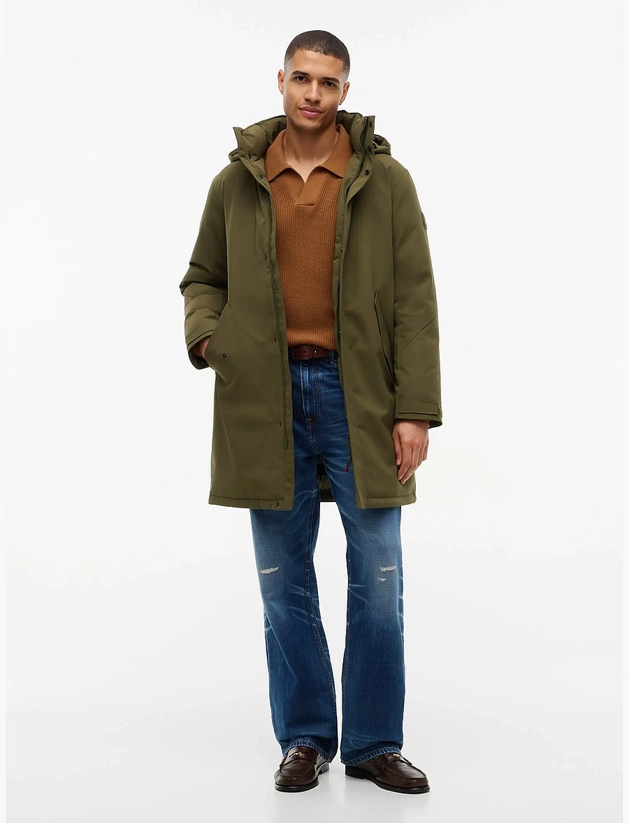 Tommy Hilfiger - TECH HOODED PADDED PARKA - parkas - huntsman green - 0
