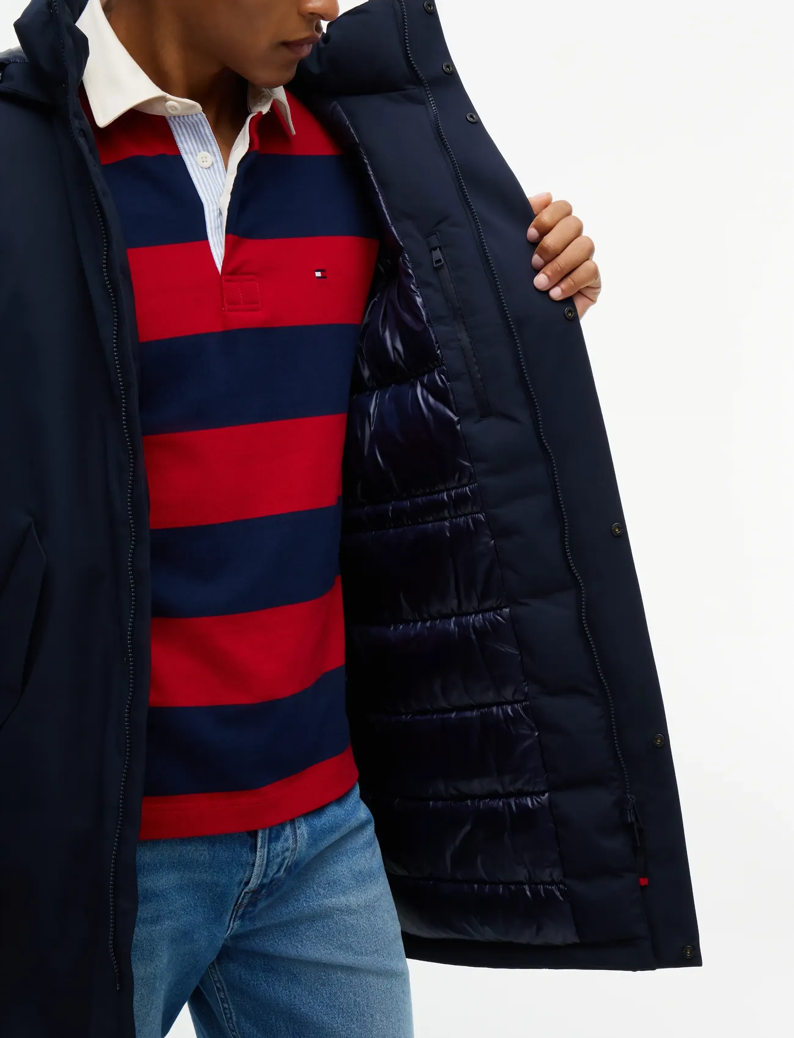 Tommy Hilfiger - TECH HOODED PADDED PARKA - winterjacken - navy blue - 4