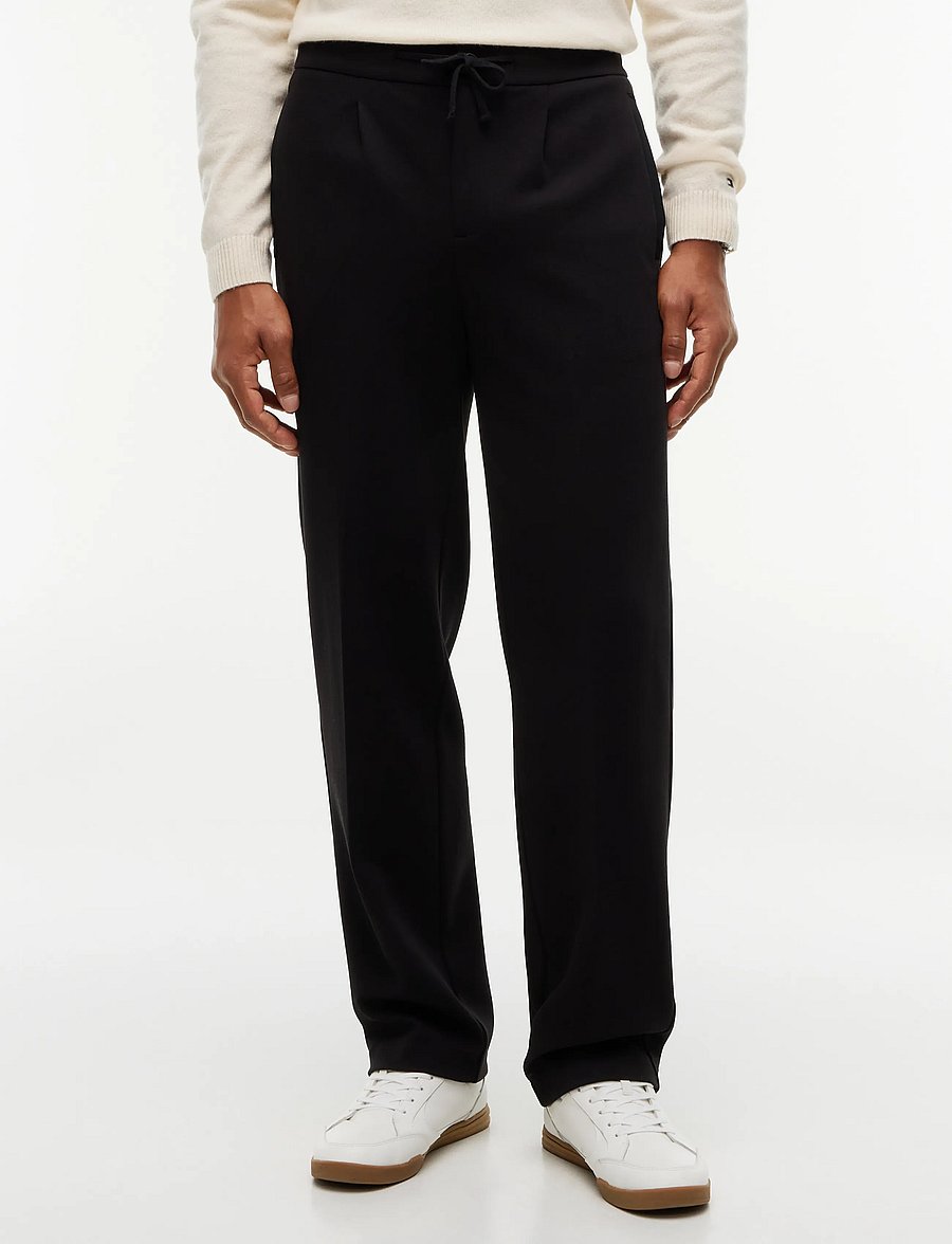 Tommy Hilfiger - MIX MEDIA REG SWEATPANT - osta olukorra järgi - black - 0