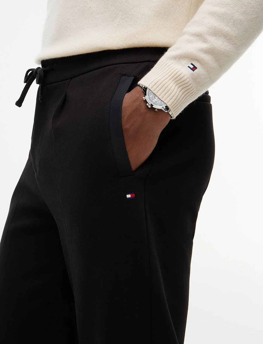 Tommy Hilfiger - MIX MEDIA REG SWEATPANT - osta olukorra järgi - black - 4
