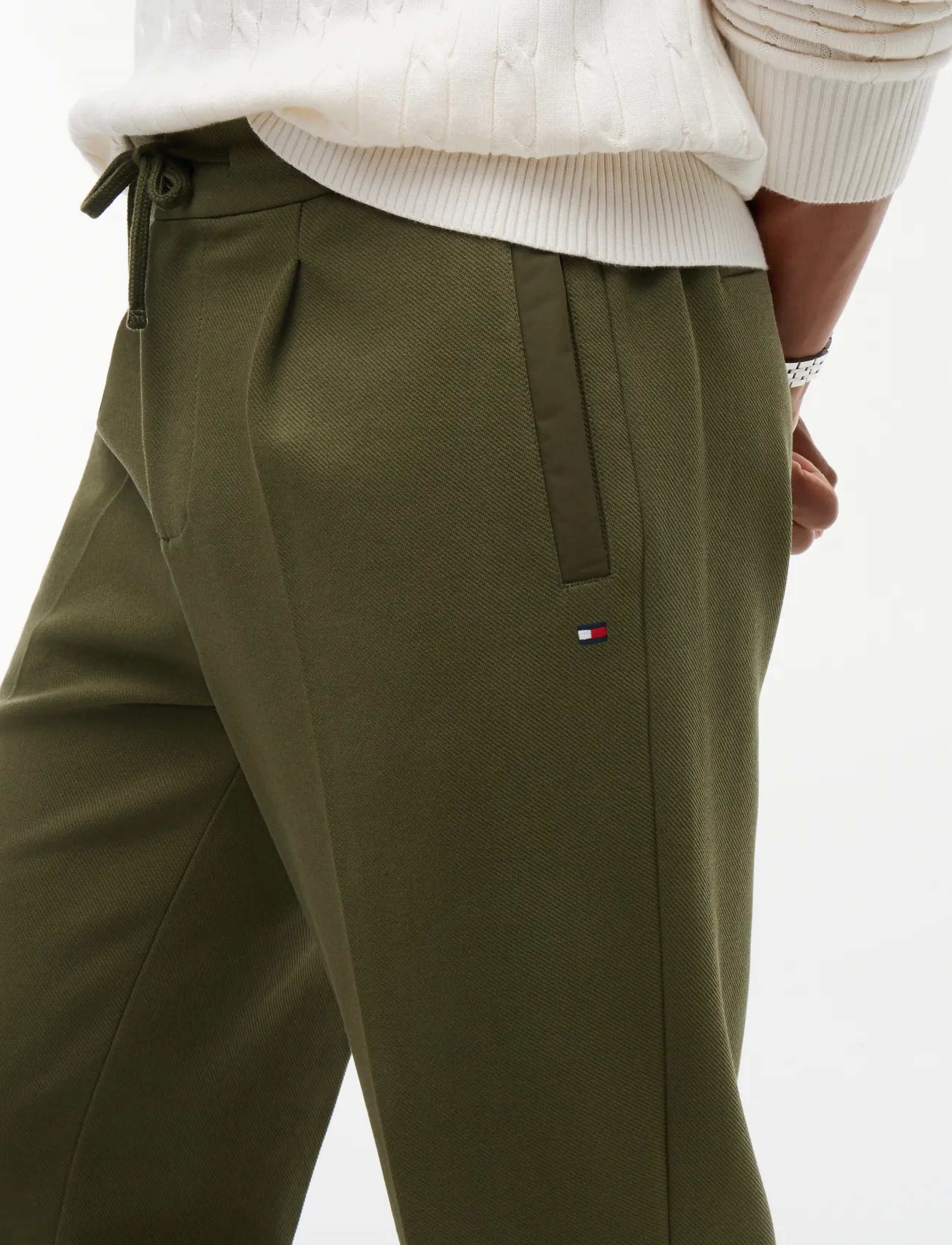 Tommy Hilfiger - MIX MEDIA REG SWEATPANT - nach anlass kaufen - huntsman green - 4