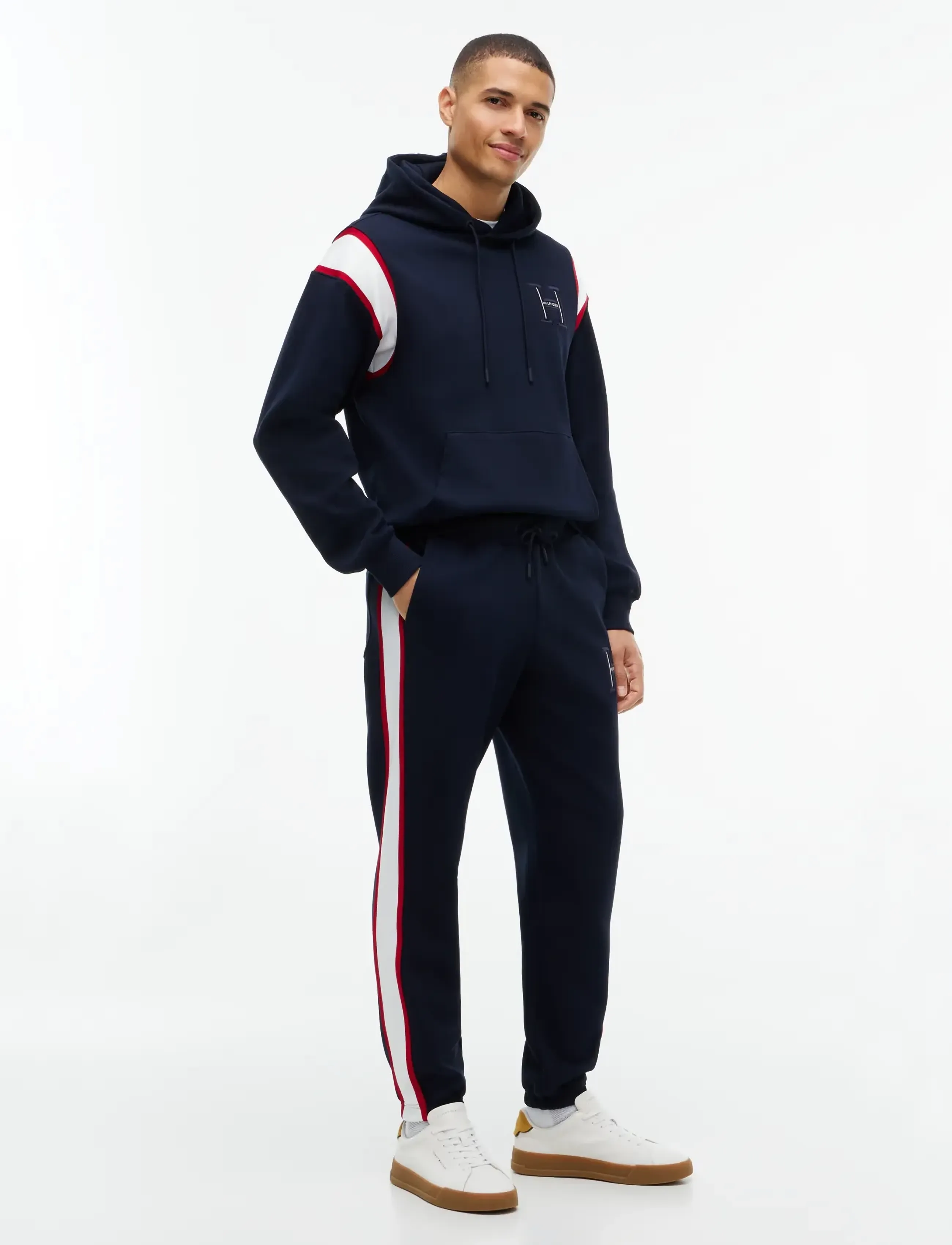 TOMMY HILFIGER Rwb Pique H Bagde Reg Pant byxor herr – bild 3