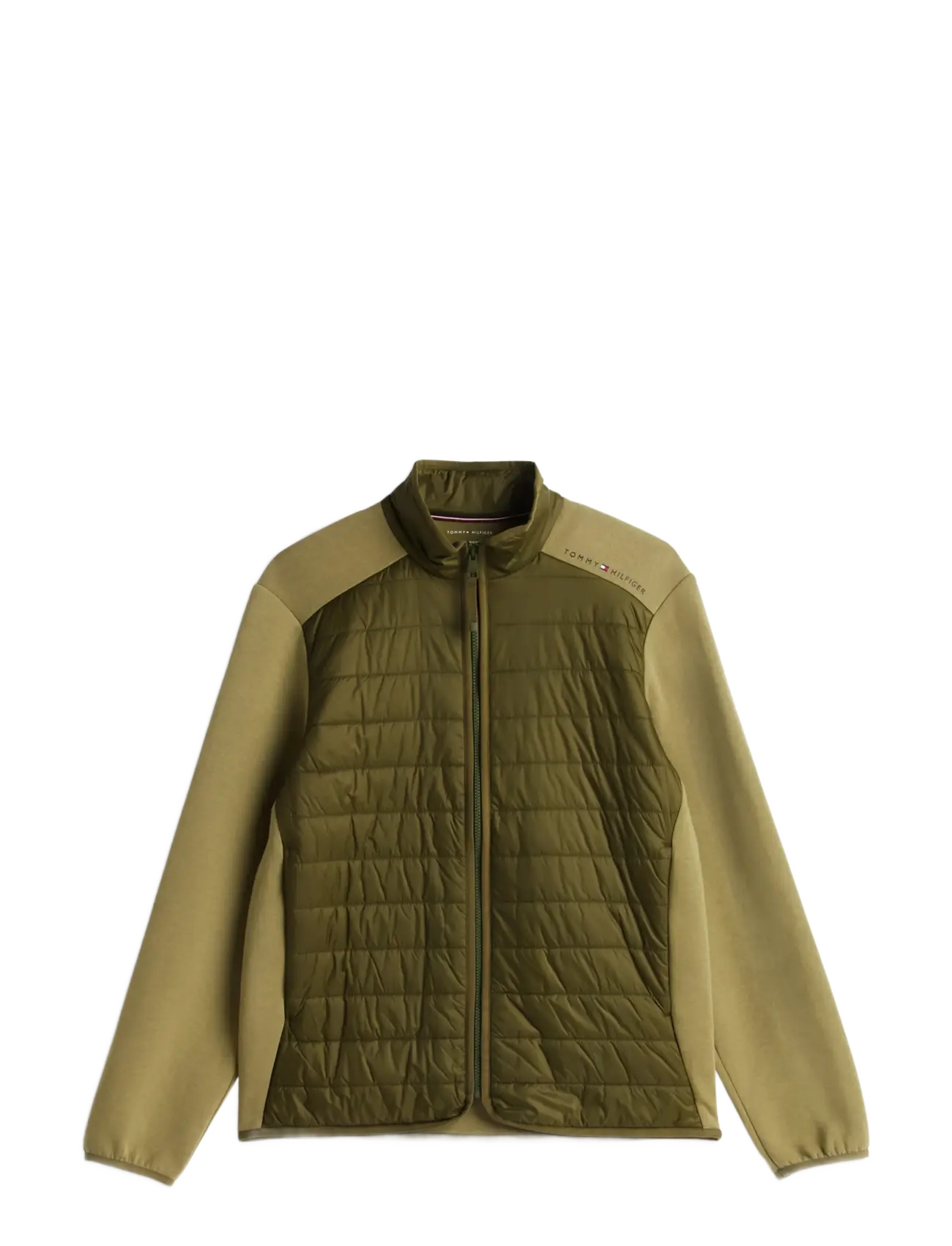 Tommy Hilfiger - MIXED MEDIA COLOR BLOCK ZT - hybrid-jacken - huntsman green   mash green - 1