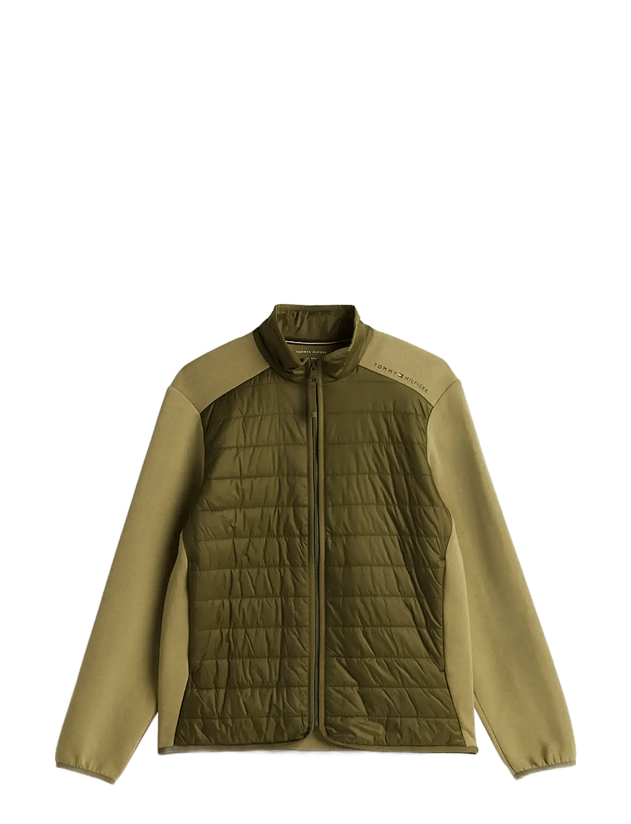 Tommy Hilfiger - MIXED MEDIA COLOR BLOCK ZT - hybridjakker - huntsman green mash green - 1