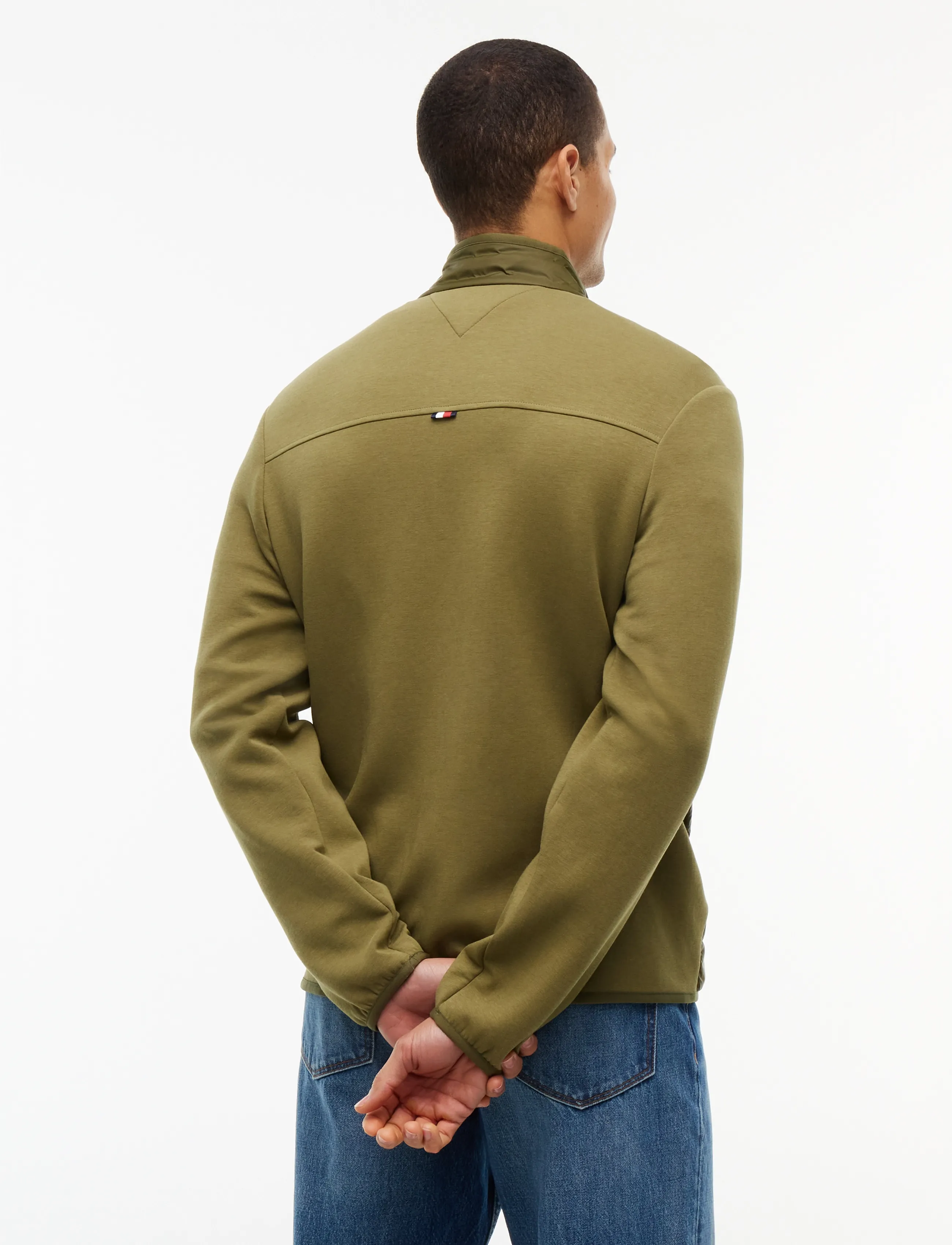 Tommy Hilfiger - MIXED MEDIA COLOR BLOCK ZT - hybrid-jacken - huntsman green   mash green - 2