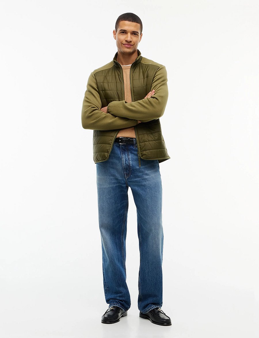 Tommy Hilfiger - MIXED MEDIA COLOR BLOCK ZT - hybridjakker - huntsman green mash green - 4