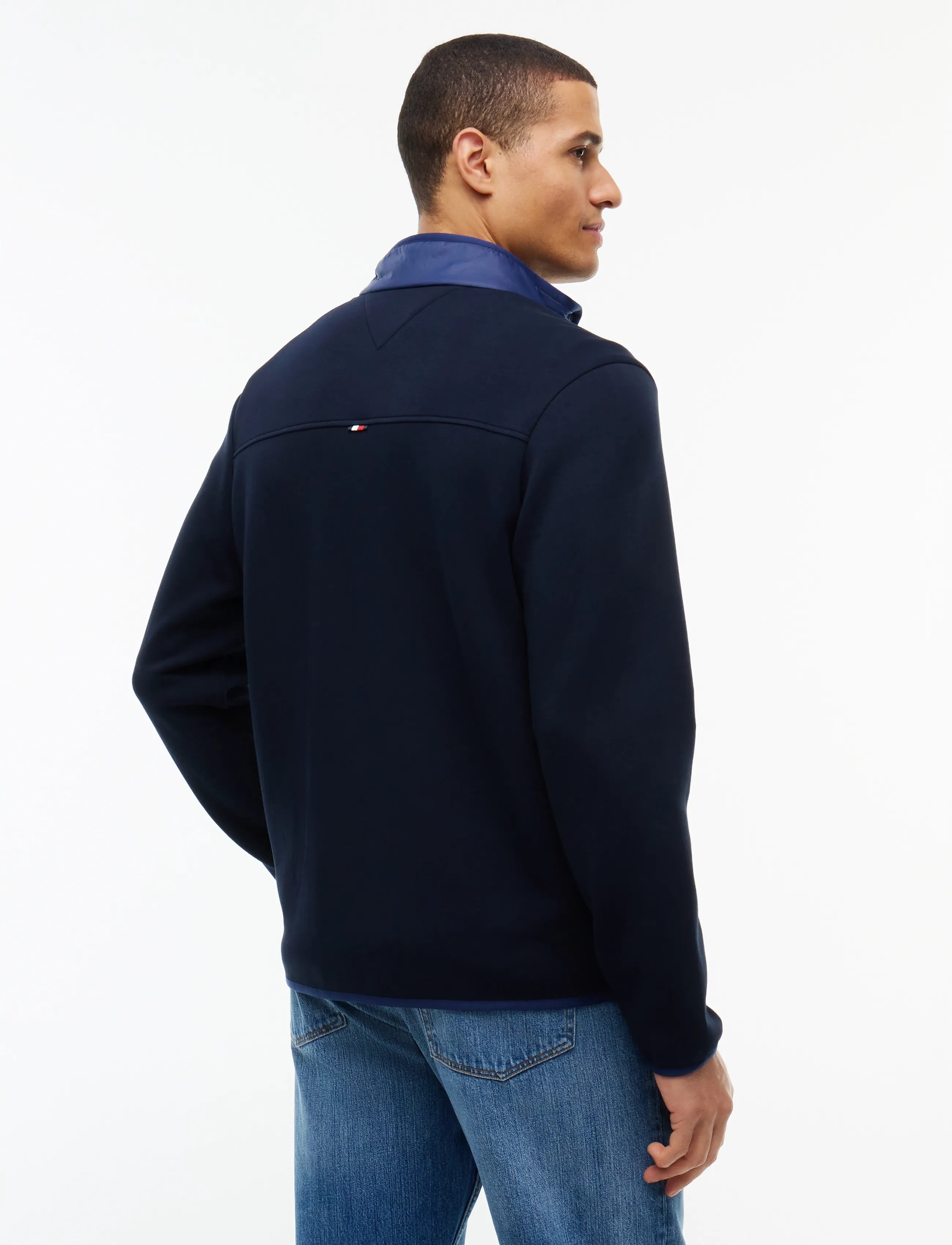 Tommy Hilfiger - MIXED MEDIA COLOR BLOCK ZT - hybrid-jacken - carbon navy   navy blue - 2