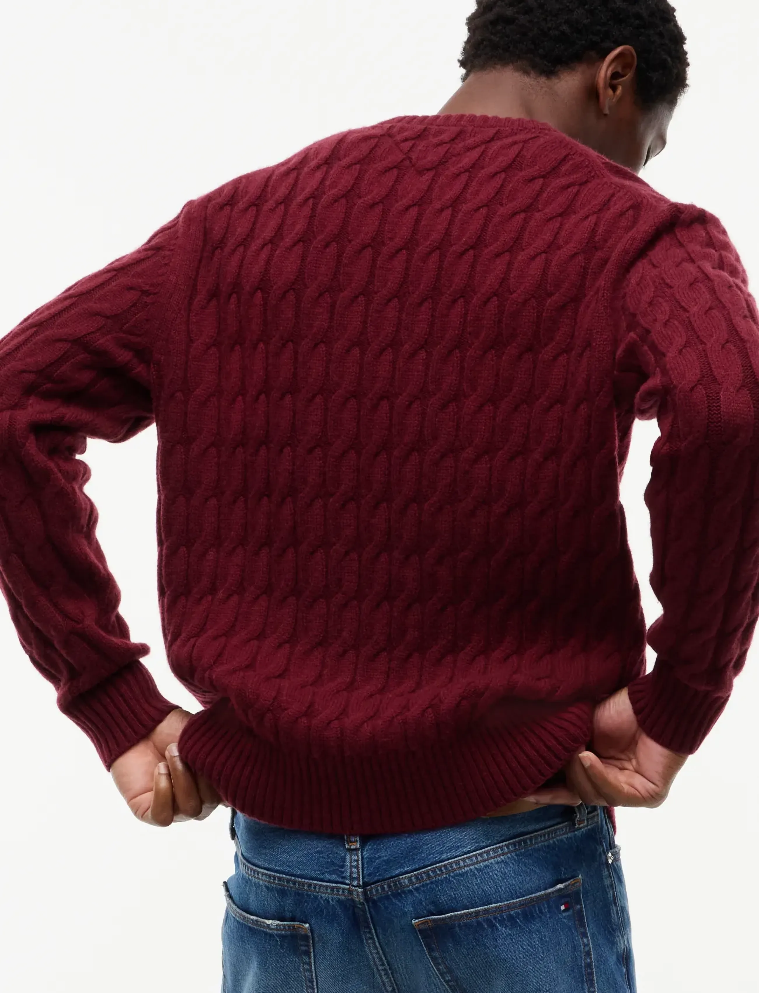 Tommy Hilfiger ICON CREST GRAPHIC CREW NECK - Kleidung - BURGUNDY / burgundy