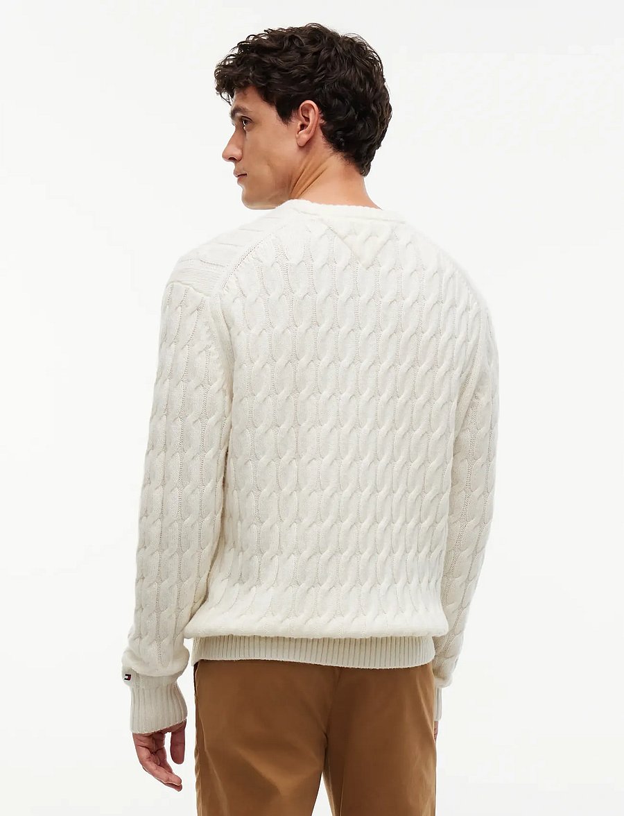 Tommy Hilfiger - ICON CREST GRAPHIC CREW NECK - rundhalsad - ivory petal - 2