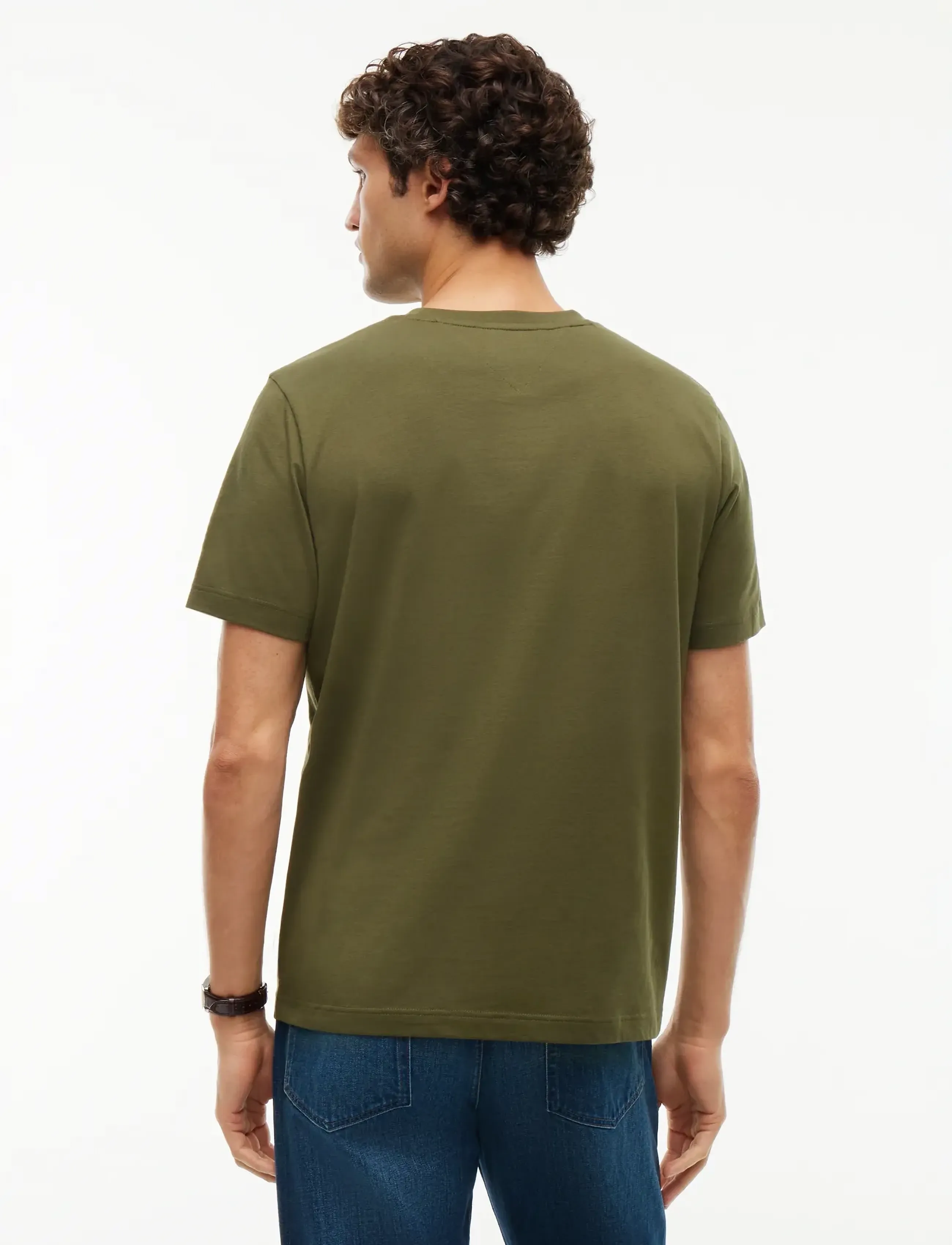 Tommy Hilfiger 2 PACK CHEST GRAPHIC REG TEES - Kleidung - BLACK HUNTSMAN GREEN / black
