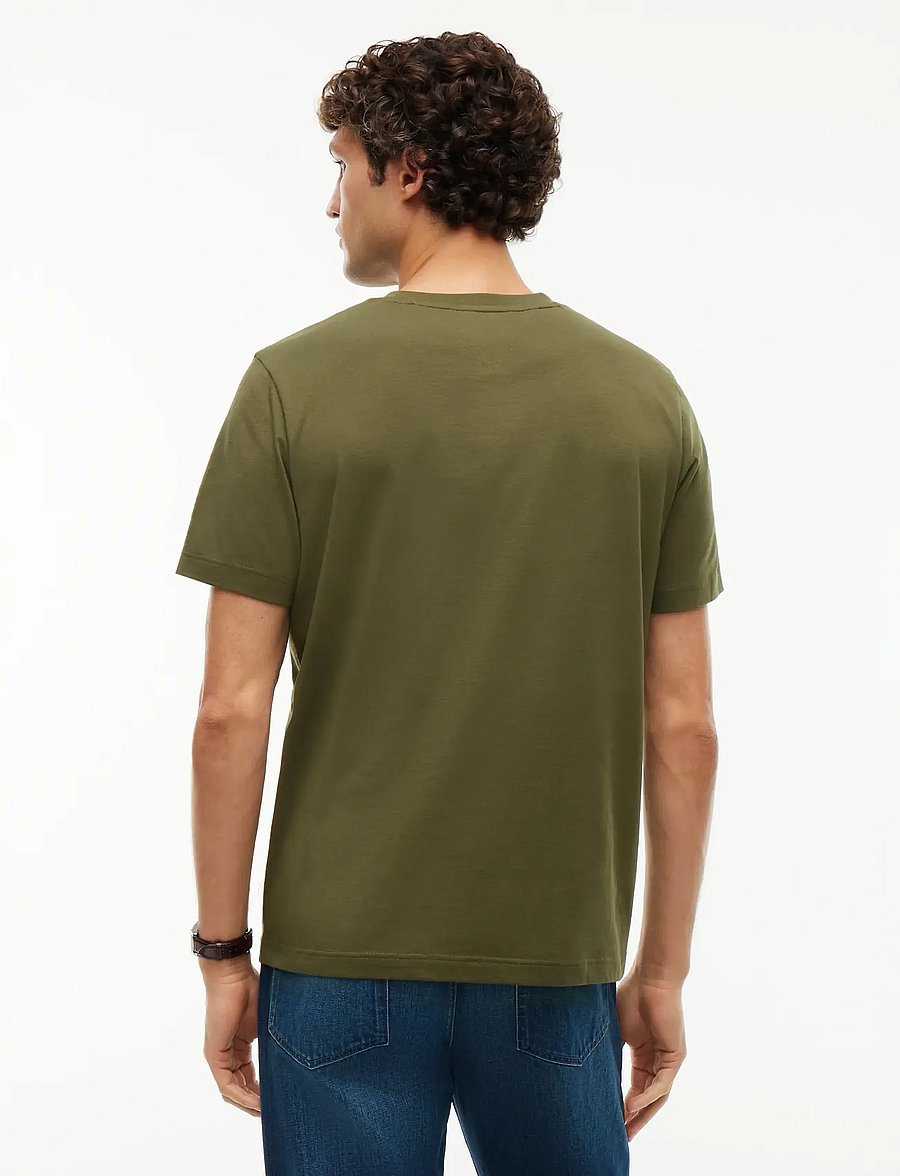 Tommy Hilfiger - 2 PACK CHEST GRAPHIC REG TEES - short-sleeved t-shirts - black huntsman green - 0