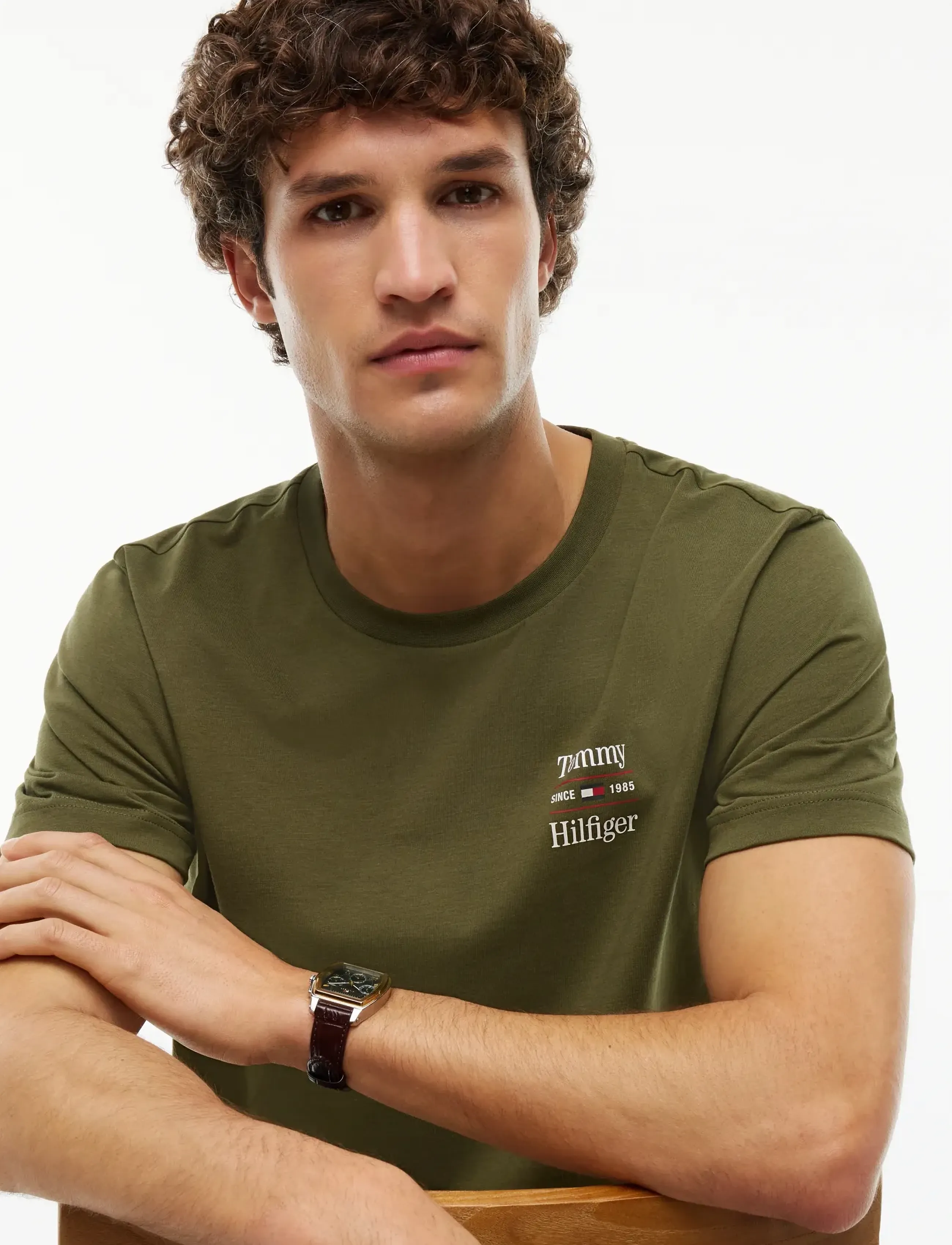 Tommy Hilfiger - 2 PACK CHEST GRAPHIC REG TEES - black huntsman green - 4