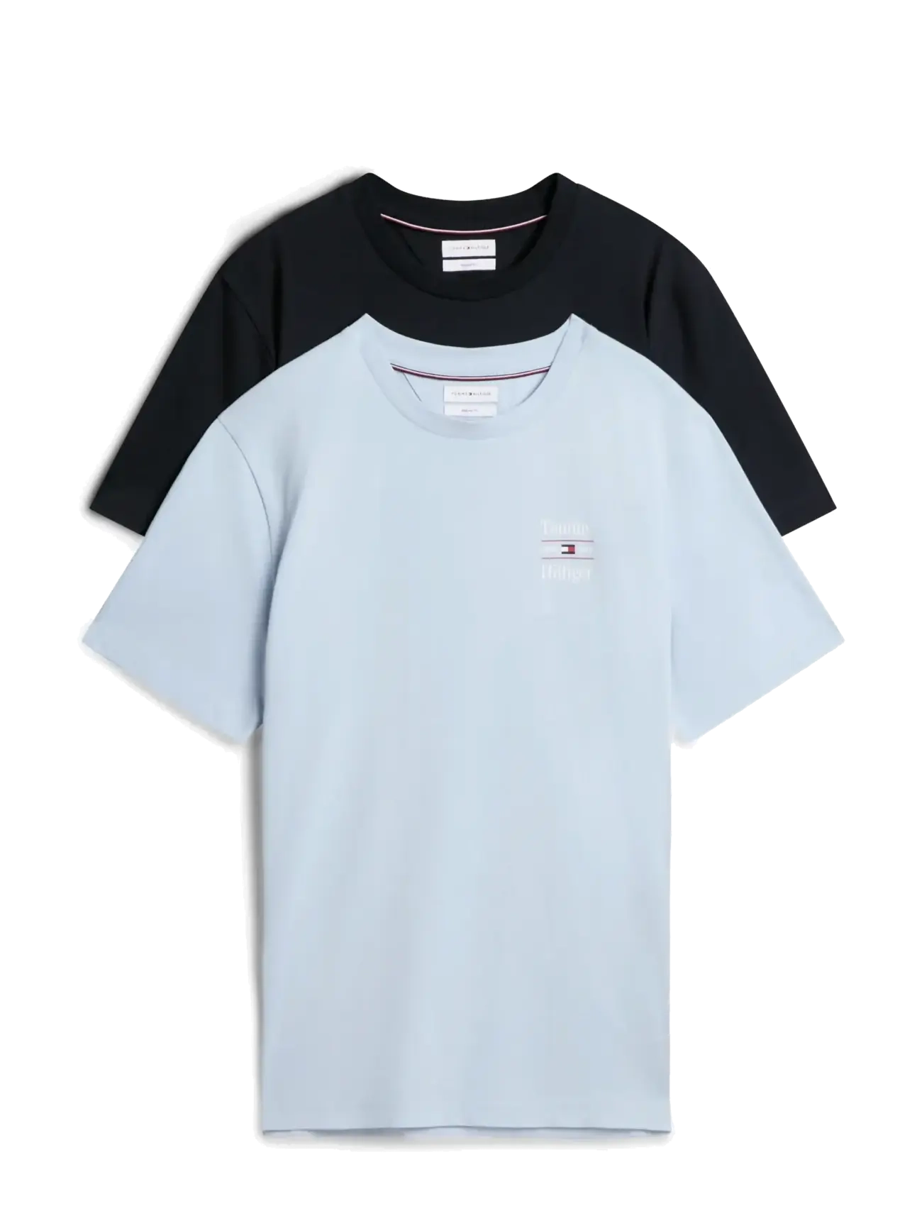 Tommy Hilfiger - 2 PACK CHEST GRAPHIC REG TEES - t-särkide multipakk - navy sky blue - 1