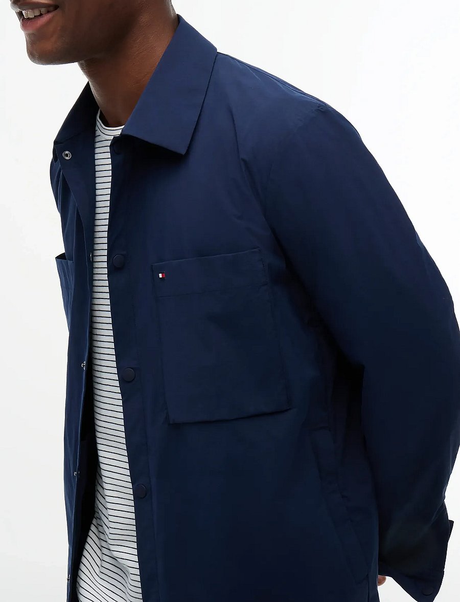 Tommy Hilfiger - SPORTY TECH SHIRT JACKET - shop by occasion - carbon navy - 3