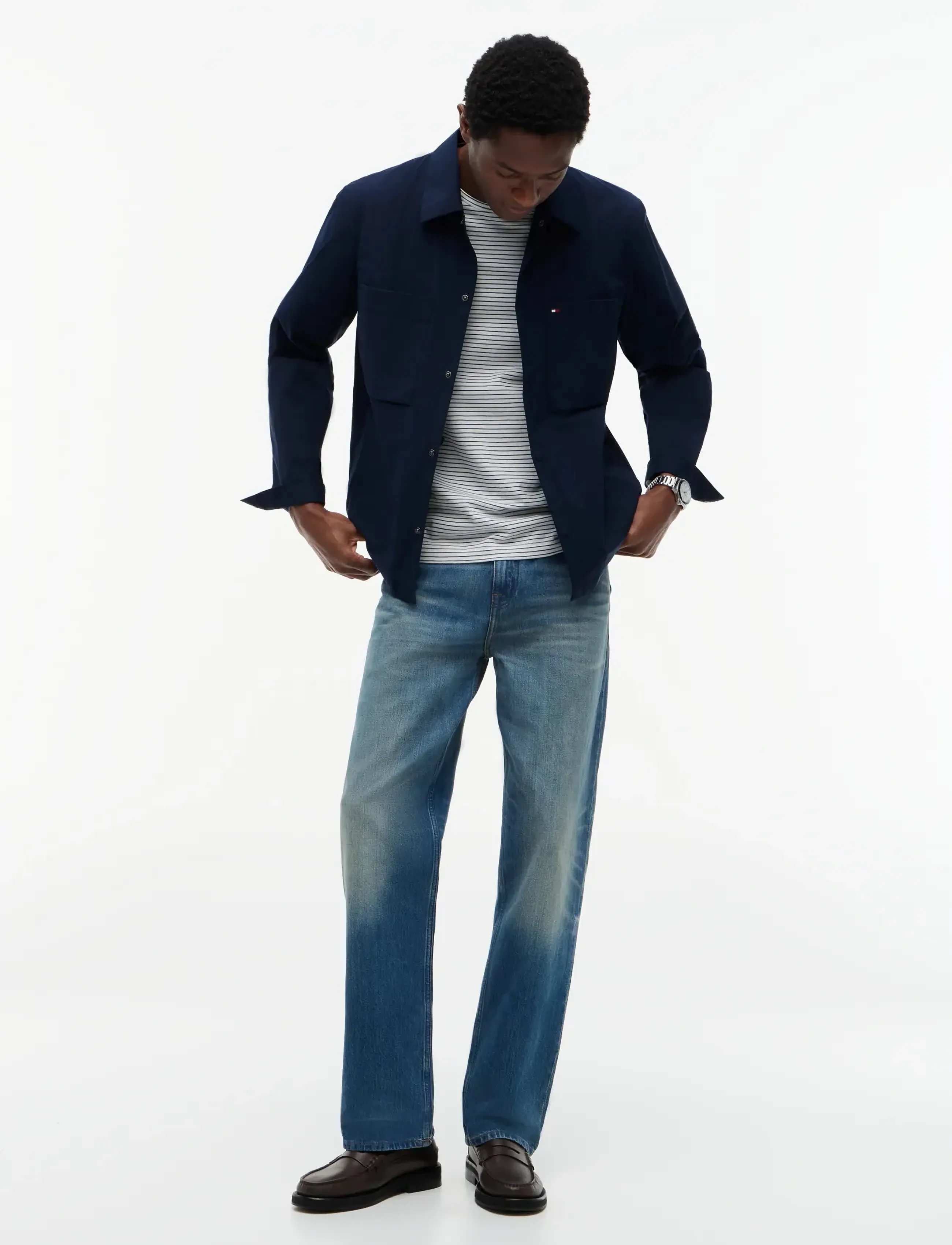 Tommy Hilfiger - SPORTY TECH SHIRT JACKET - shop by occasion - carbon navy - 4