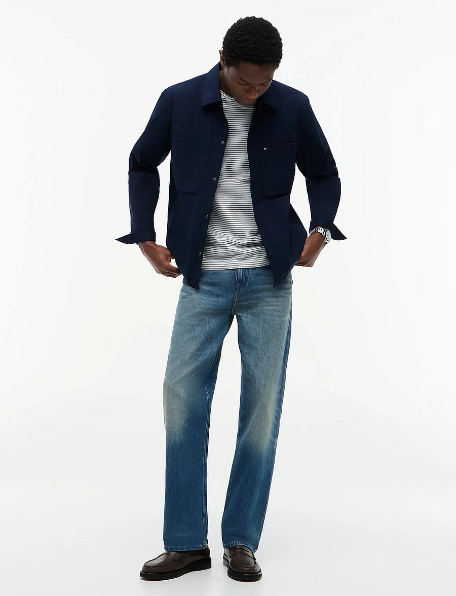 Tommy Hilfiger - SPORTY TECH SHIRT JACKET - shop by occasion - carbon navy - 4