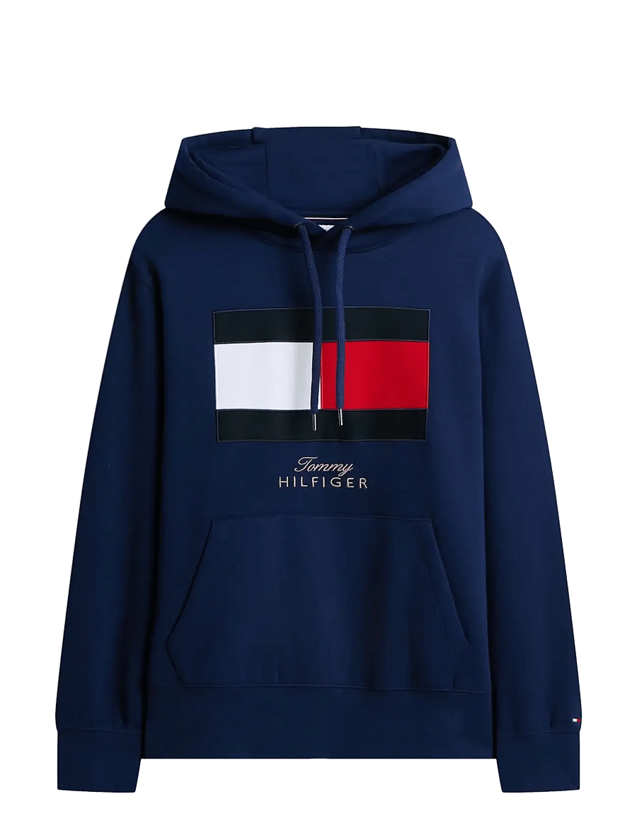 Tommy Hilfiger - GIFTING FLAG FLEECE HOODIE - kapuzenpullover - carbon navy - 1