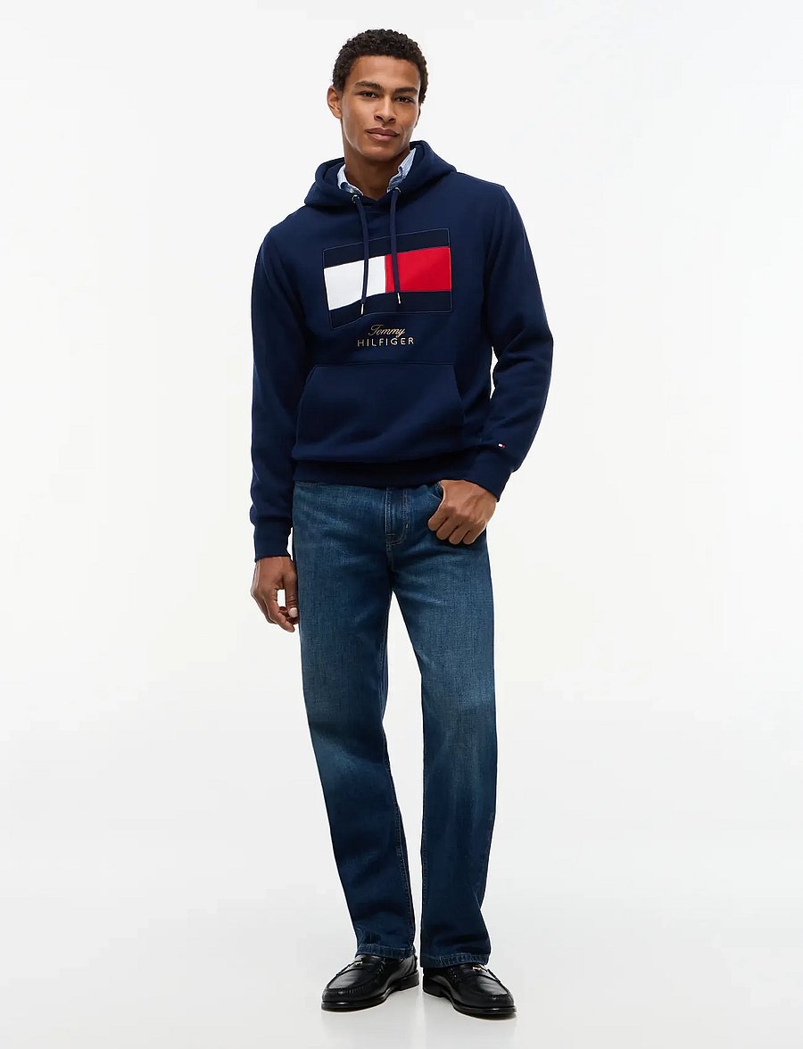 Tommy Hilfiger - GIFTING FLAG FLEECE HOODIE - kapuzenpullover - carbon navy - 4