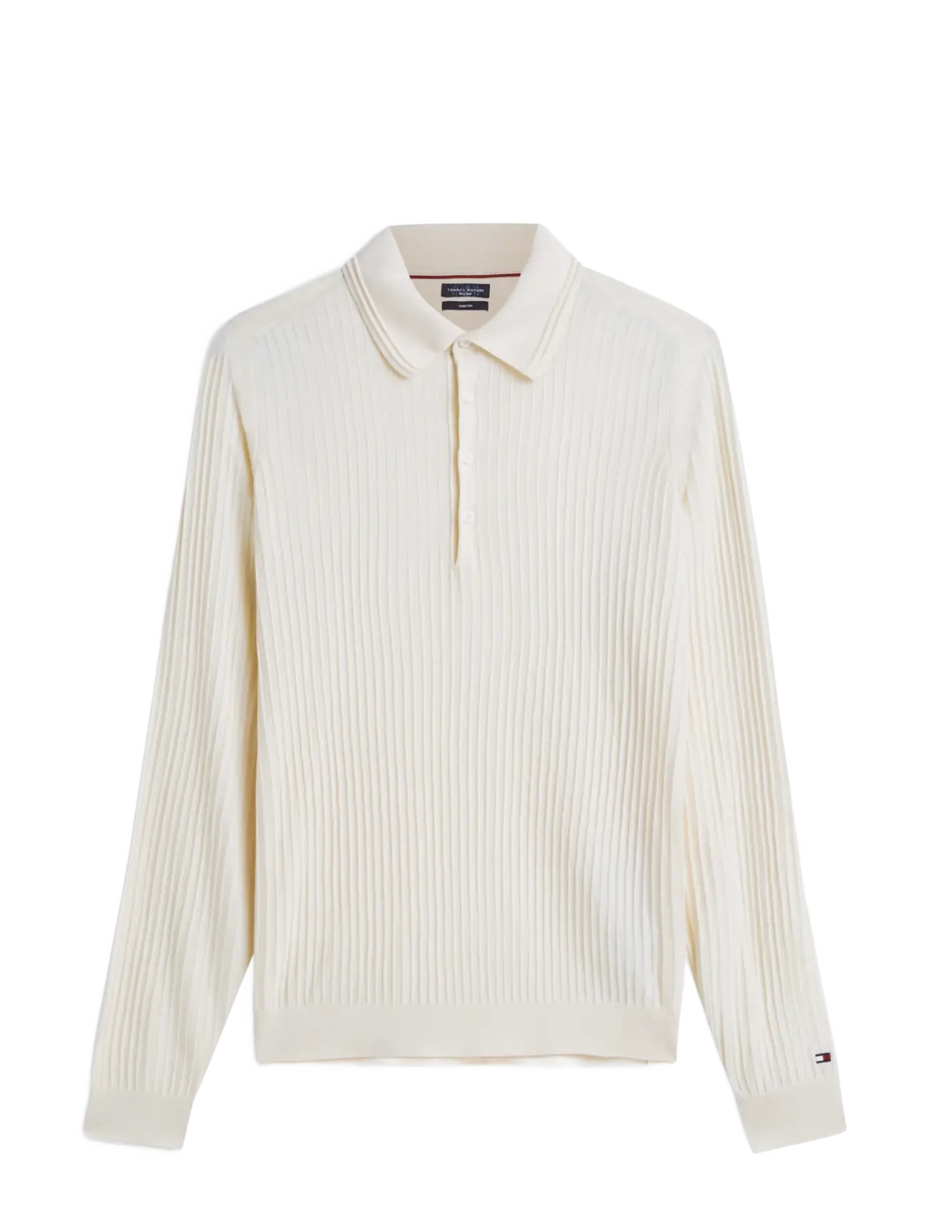 Tommy Hilfiger - NY PERFORMANCE LS POLO - ivory petal - 1